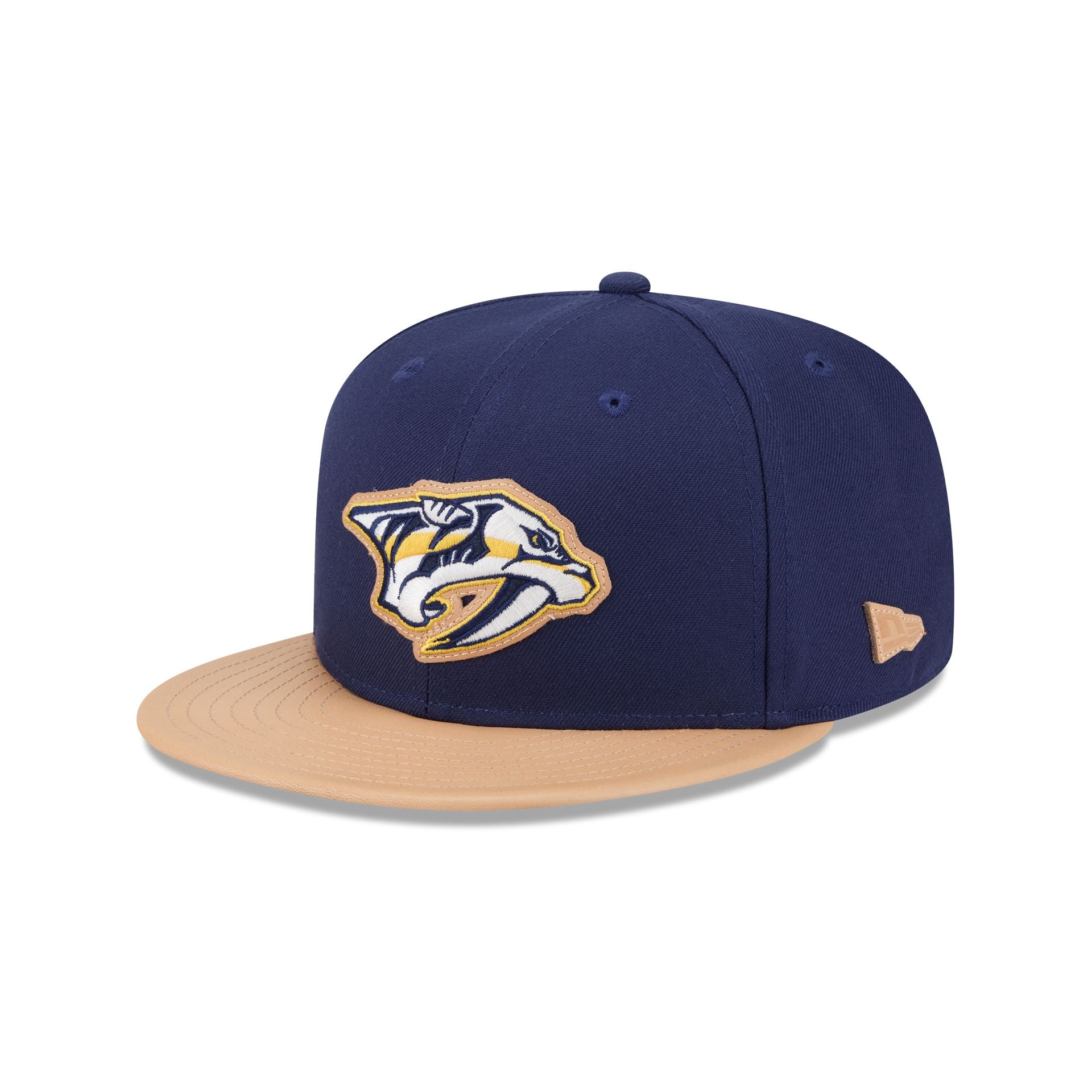 Nashville Predators Leather Visor 59FIFTY Fitted Hat