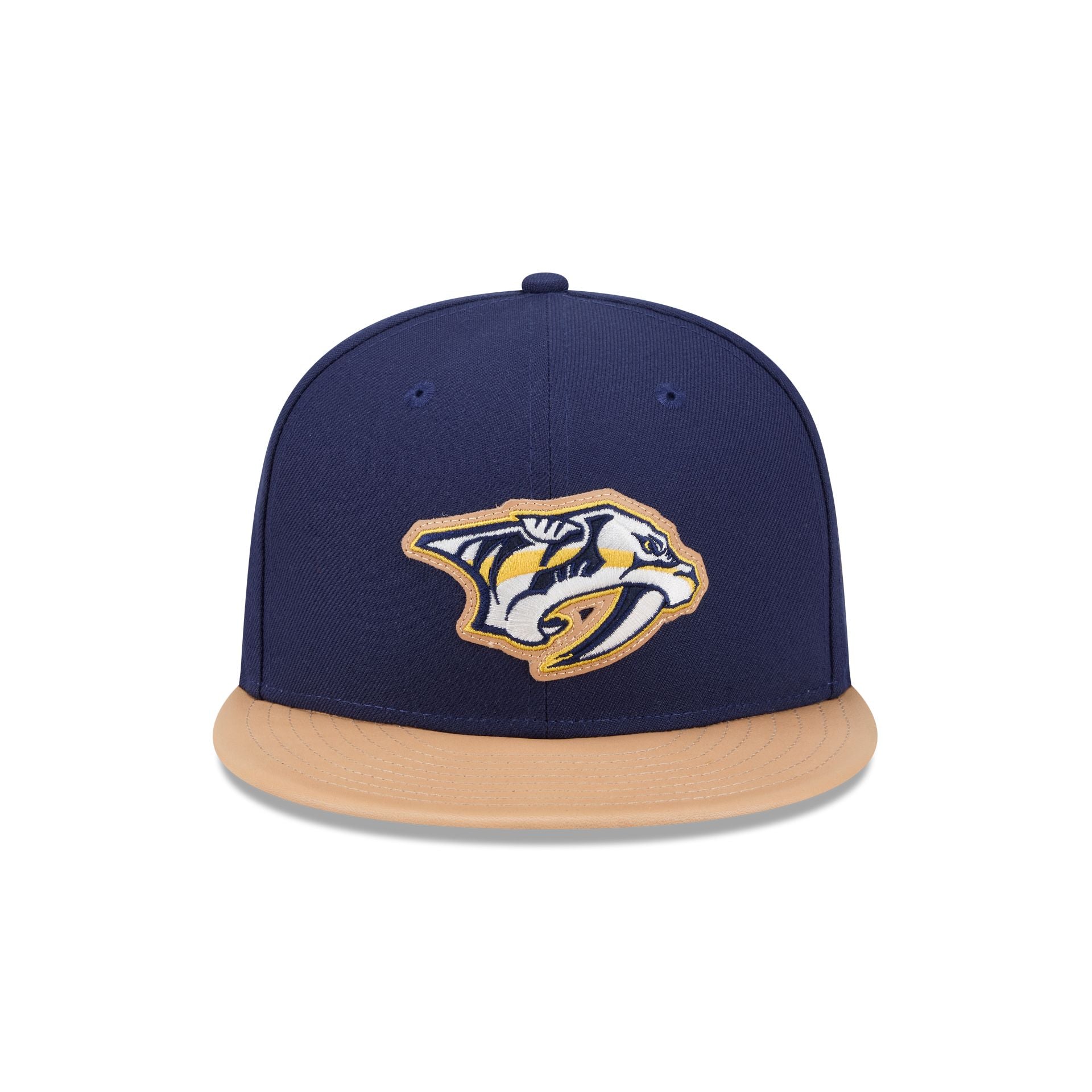 Nashville Predators Leather Visor 59FIFTY Fitted Hat