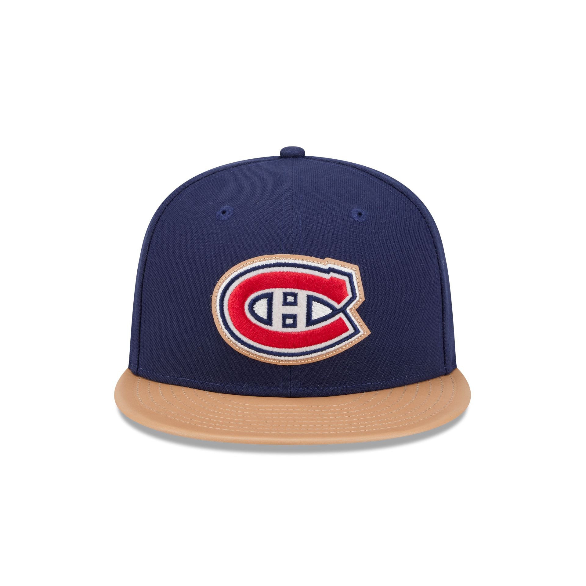 Montreal Canadiens Leather Visor 59FIFTY Fitted Hat