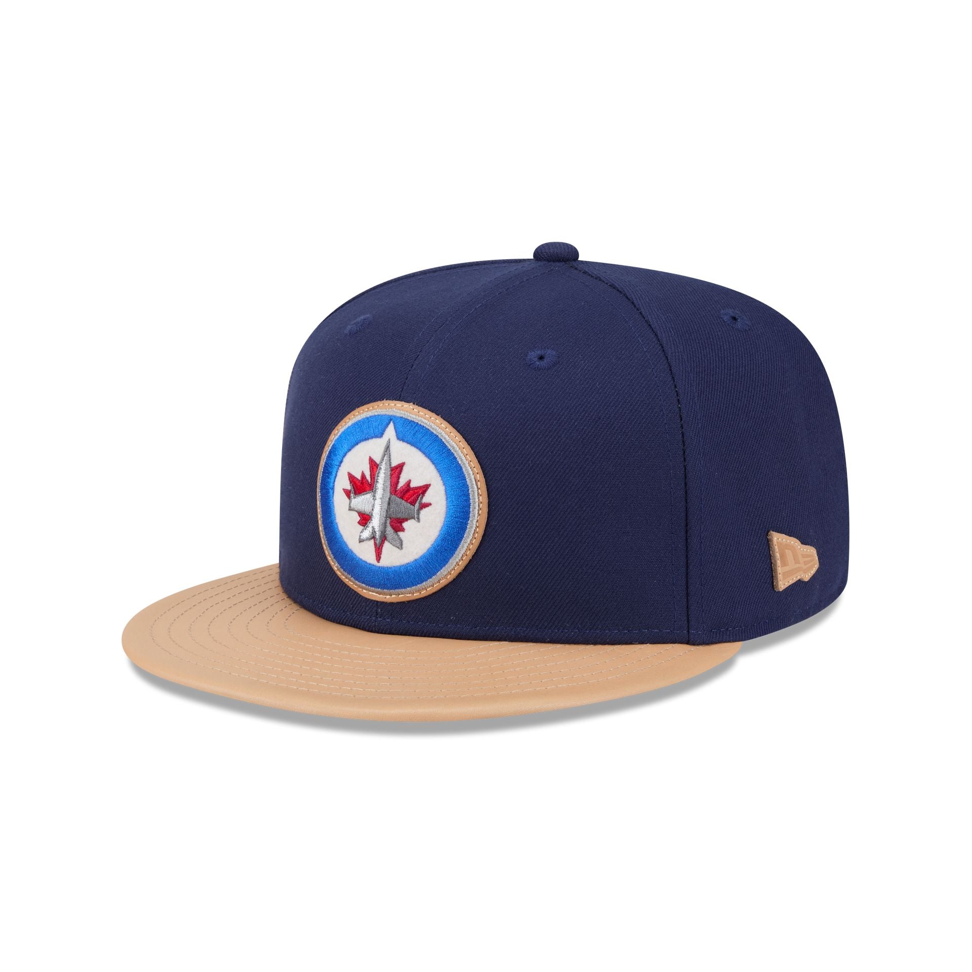 Winnipeg Jets Leather Visor 59FIFTY Fitted Hat - Nextgenmallstore
