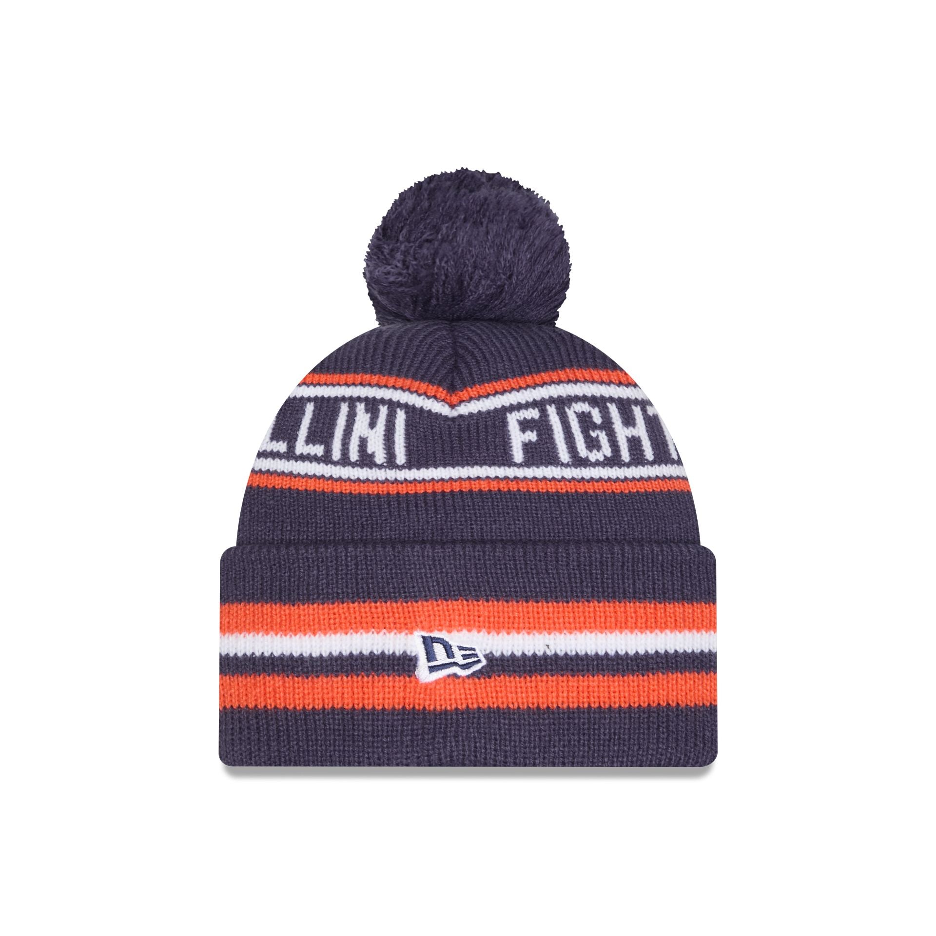 Illinois Fighting Illini Classic Pom Knit Hat