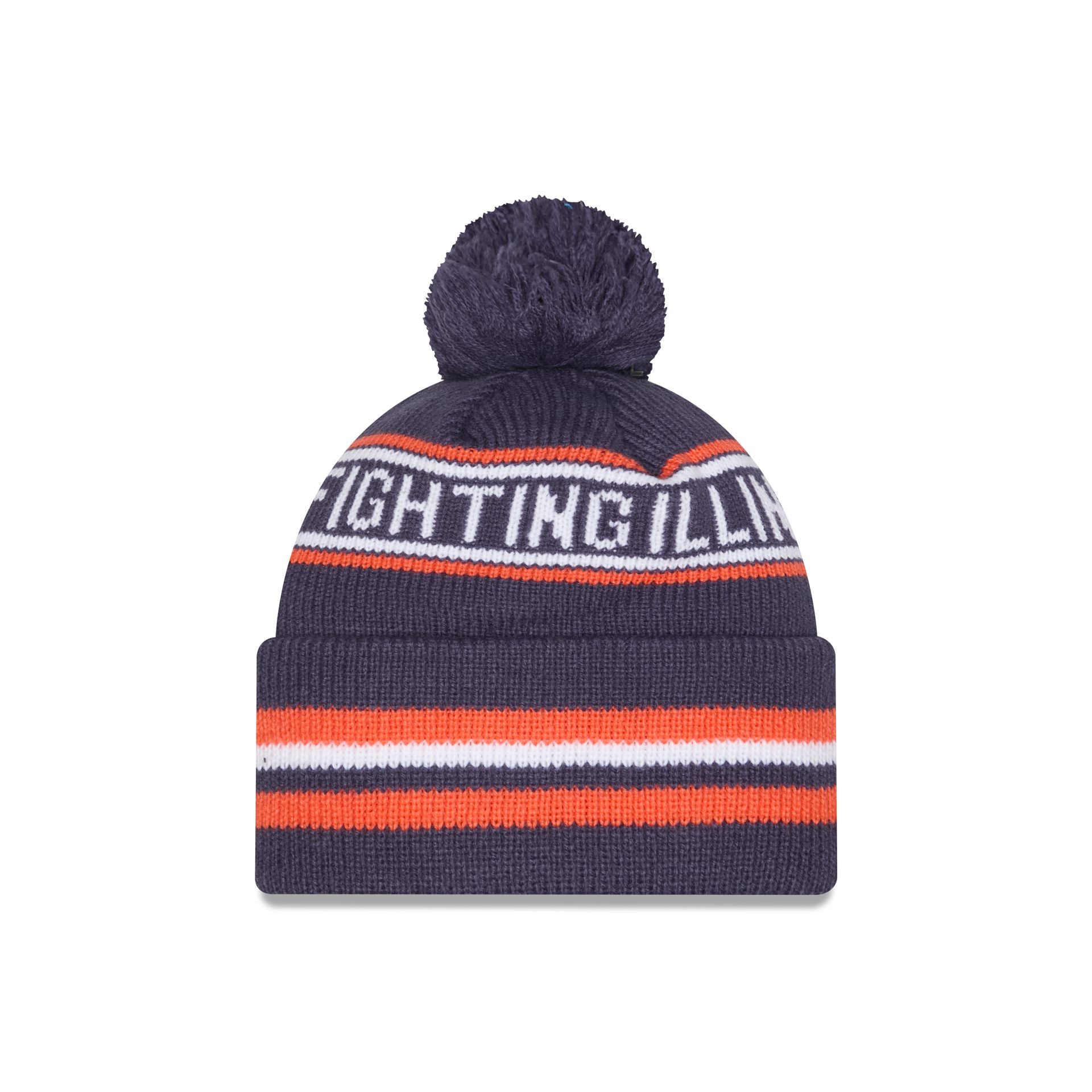Illinois Fighting Illini Classic Pom Knit Hat