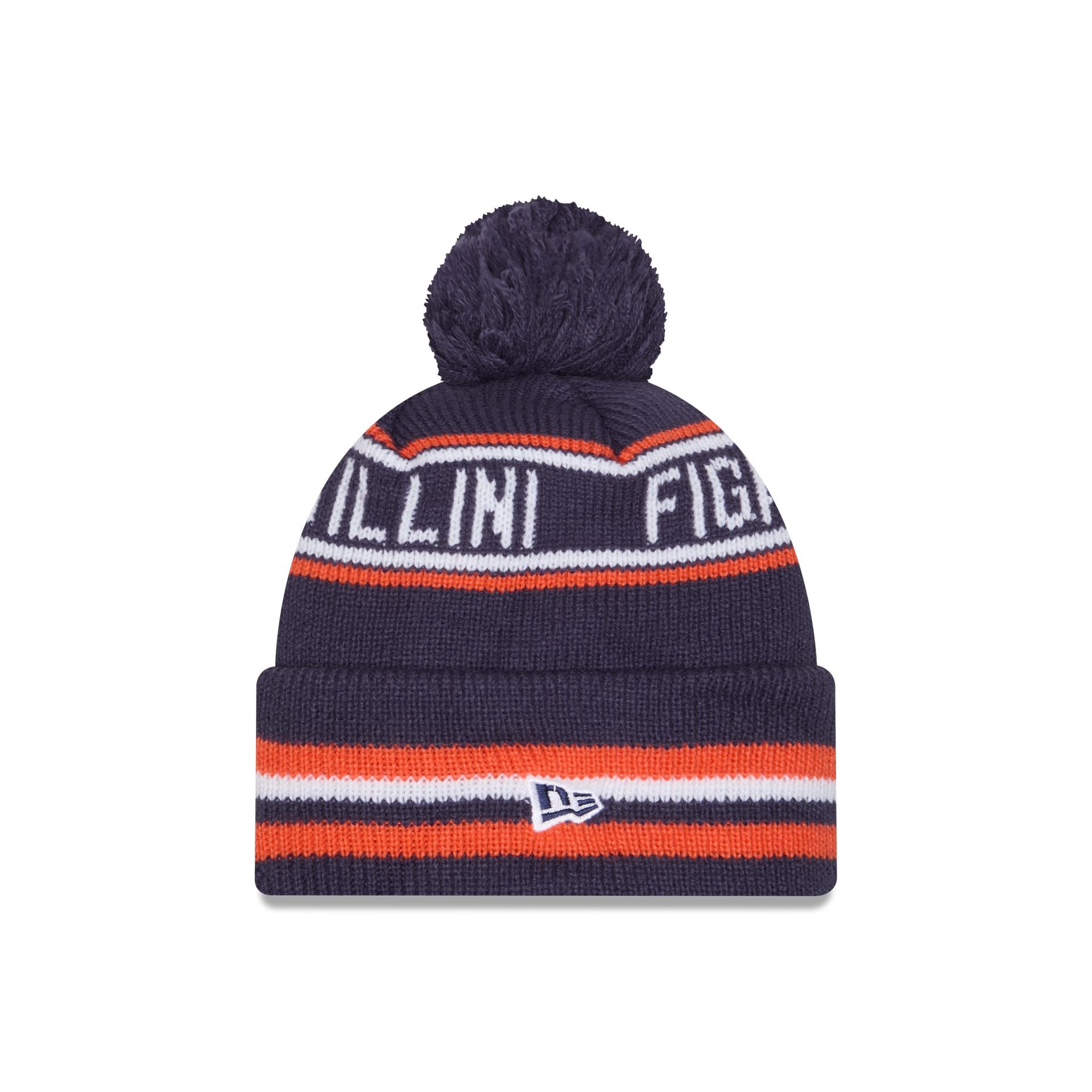 Illinois Fighting Illini Classic Pom Knit Hat