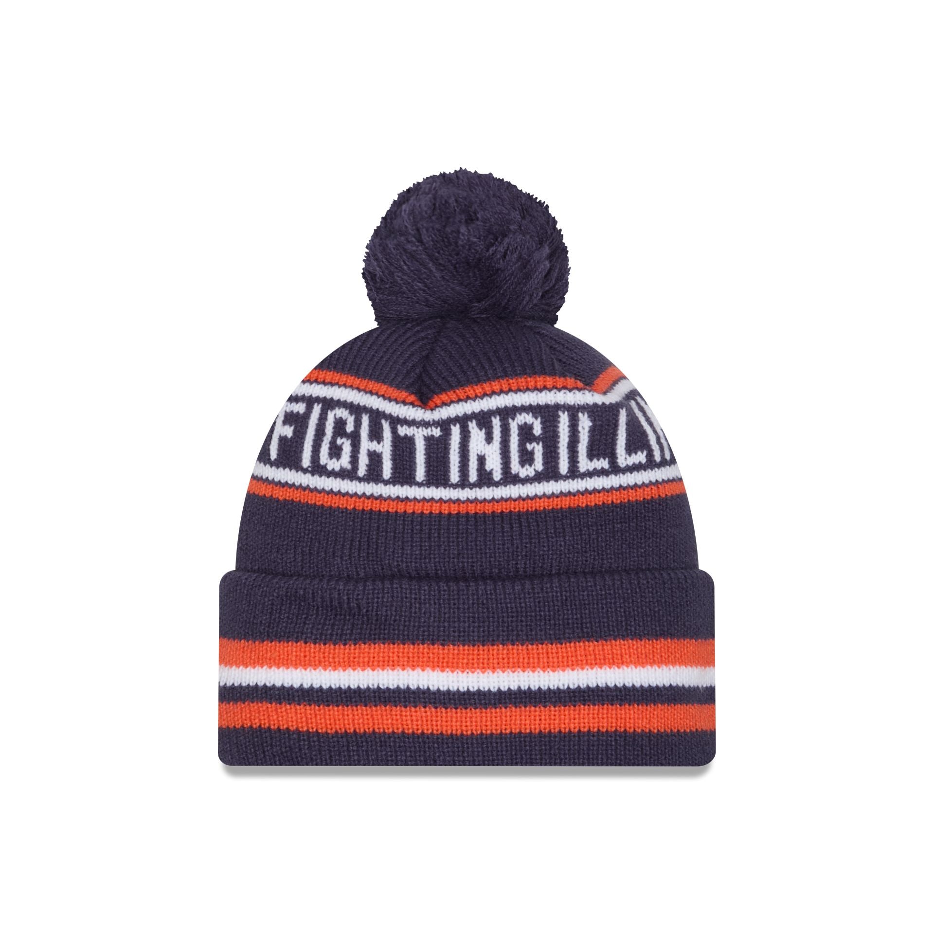 Illinois Fighting Illini Classic Pom Knit Hat