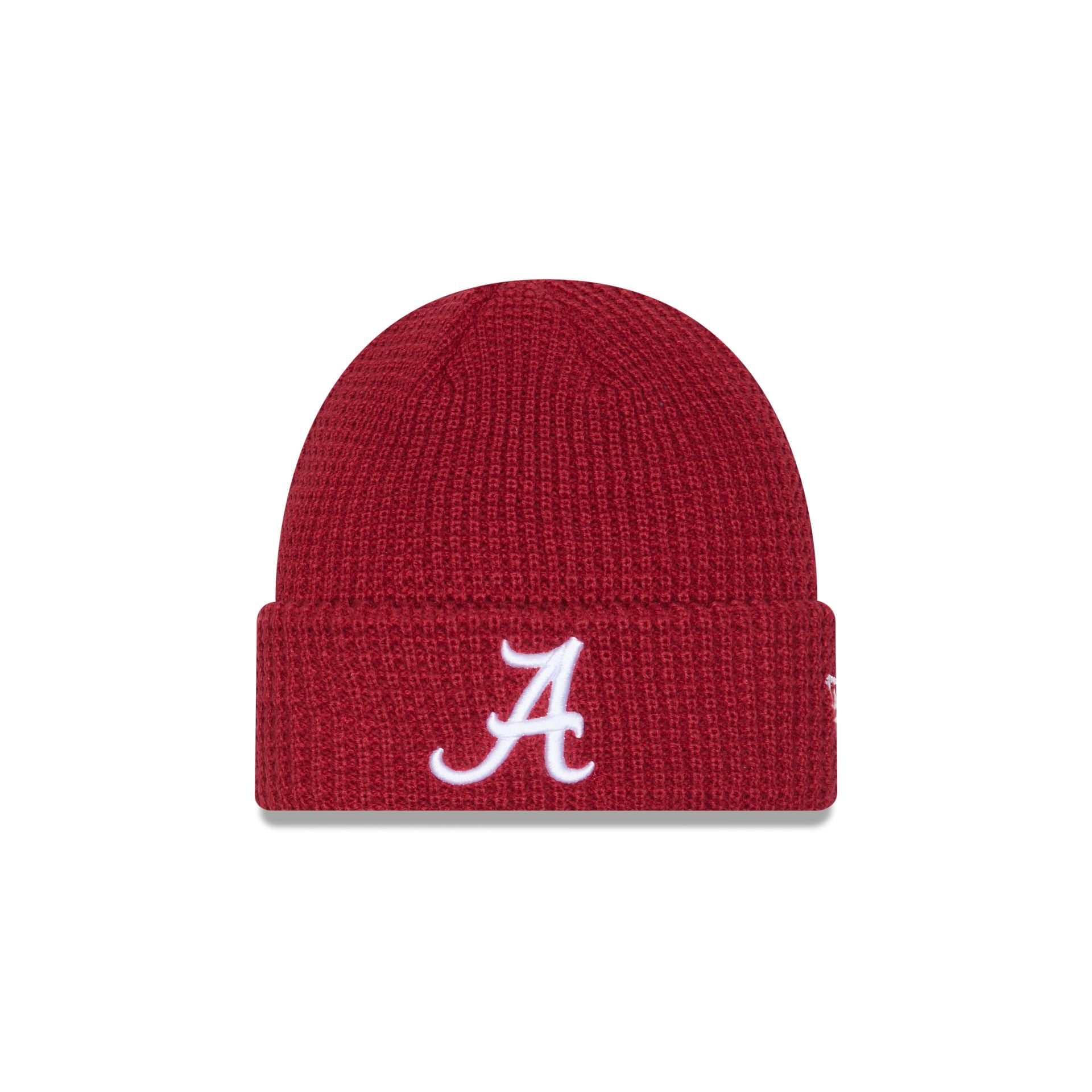 Alabama Crimson Tide Waffle Stitch Knit Beanie Hat - Nextgenmallstore