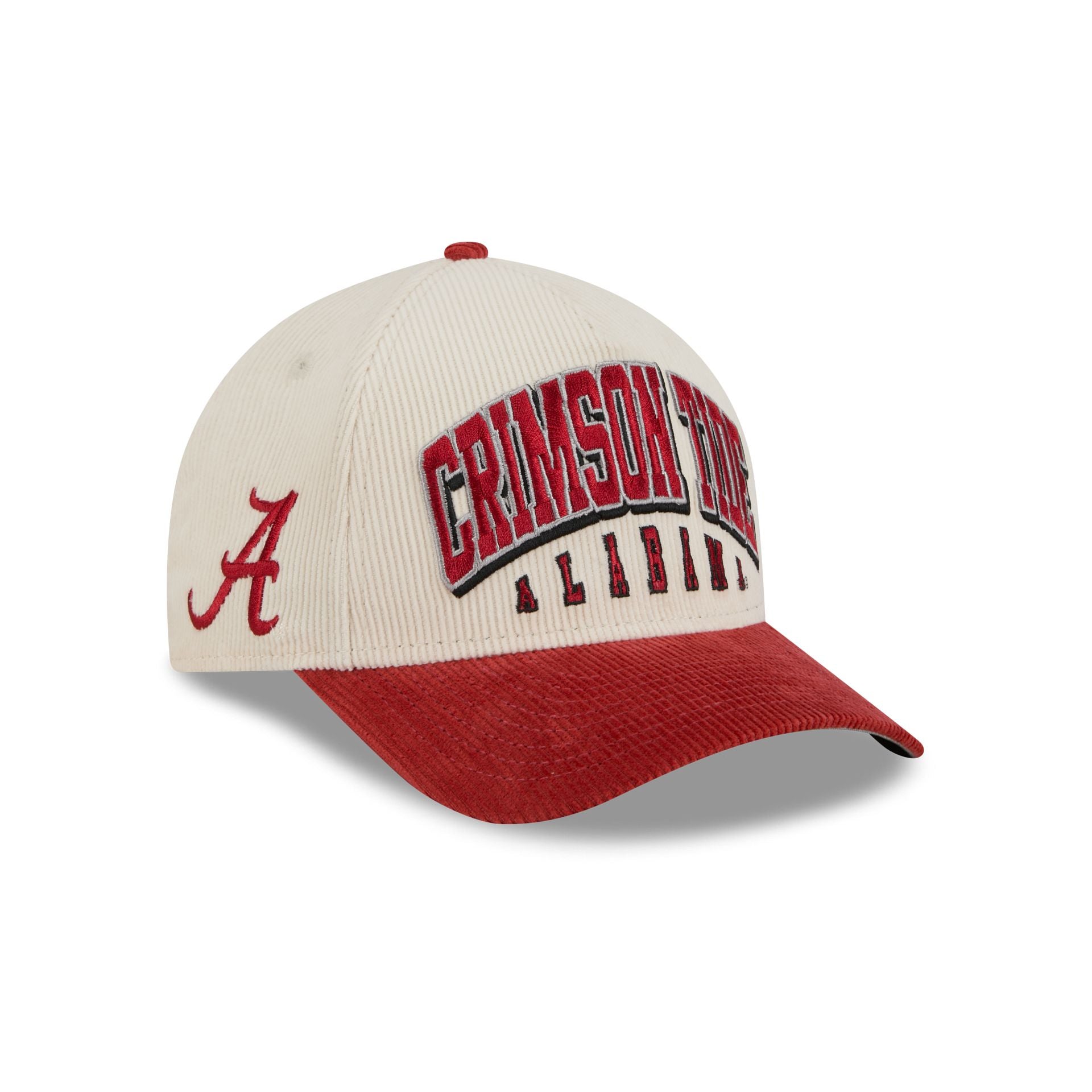 Alabama Crimson Tide Stacked Corduroy 9FORTY M-Crown A-Frame Snapback Hat - Nextgenmallstore