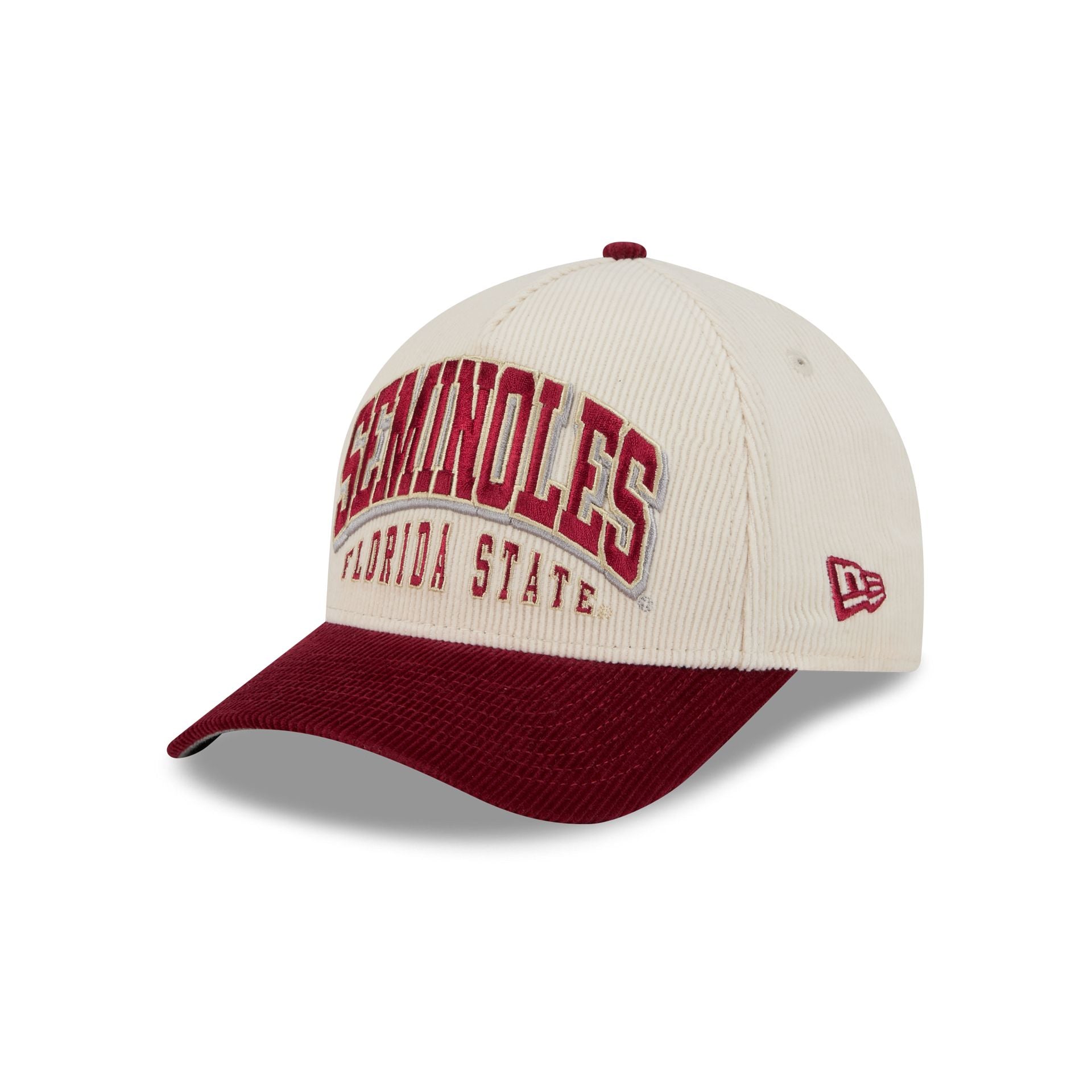 Florida State Seminoles Stacked Corduroy 9FORTY M-Crown A-Frame Snapback Hat