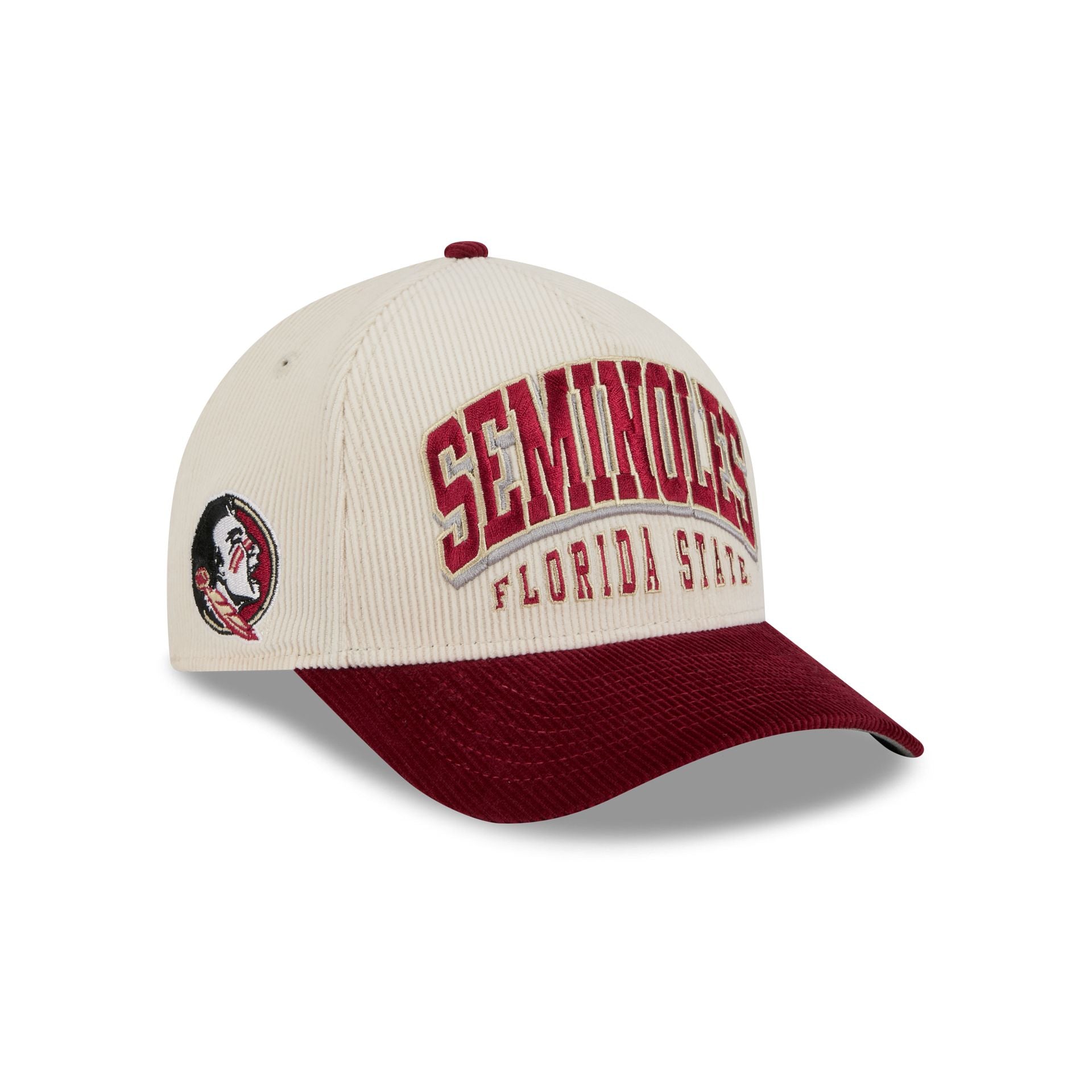 Florida State Seminoles Stacked Corduroy 9FORTY M-Crown A-Frame Snapback Hat