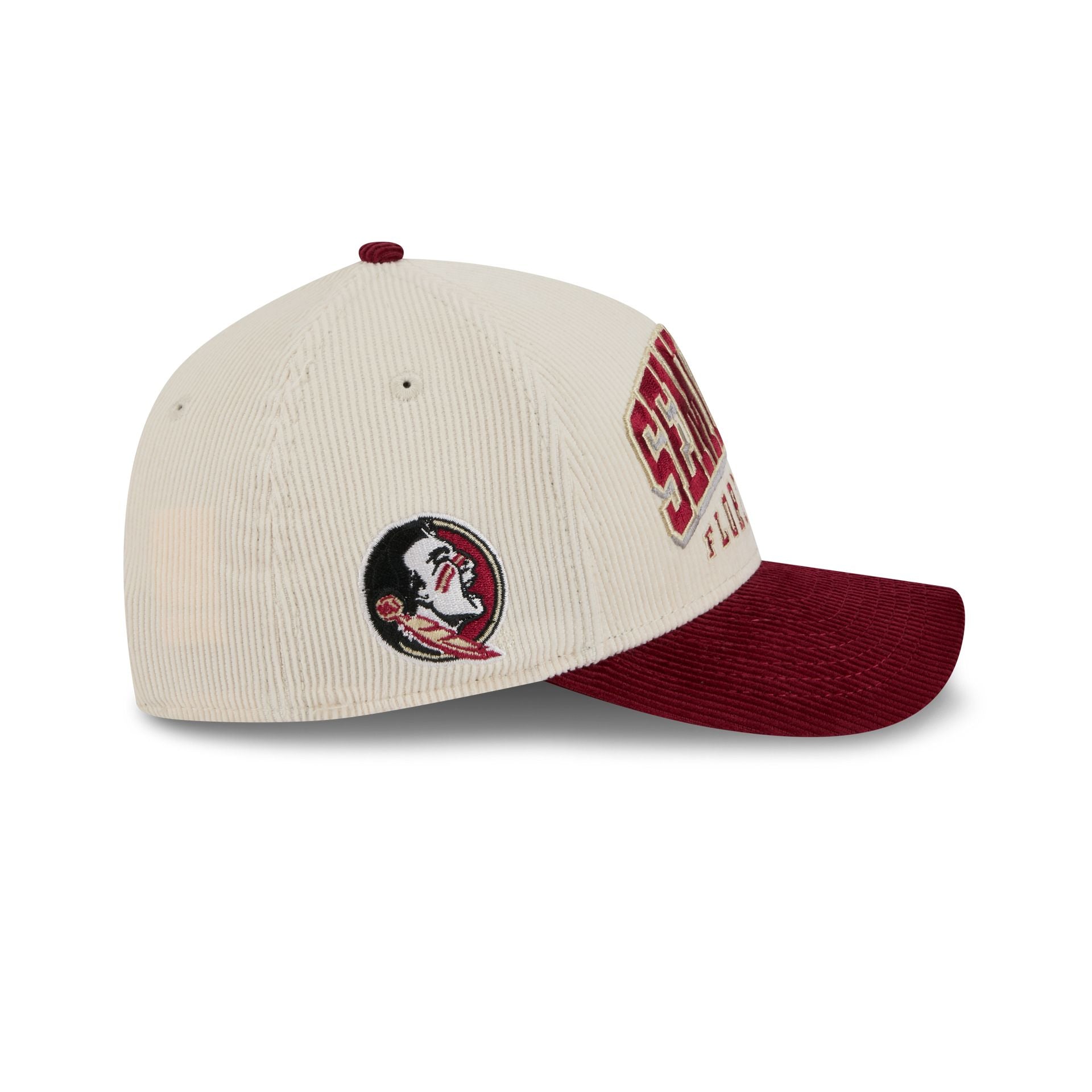 Florida State Seminoles Stacked Corduroy 9FORTY M-Crown A-Frame Snapback Hat