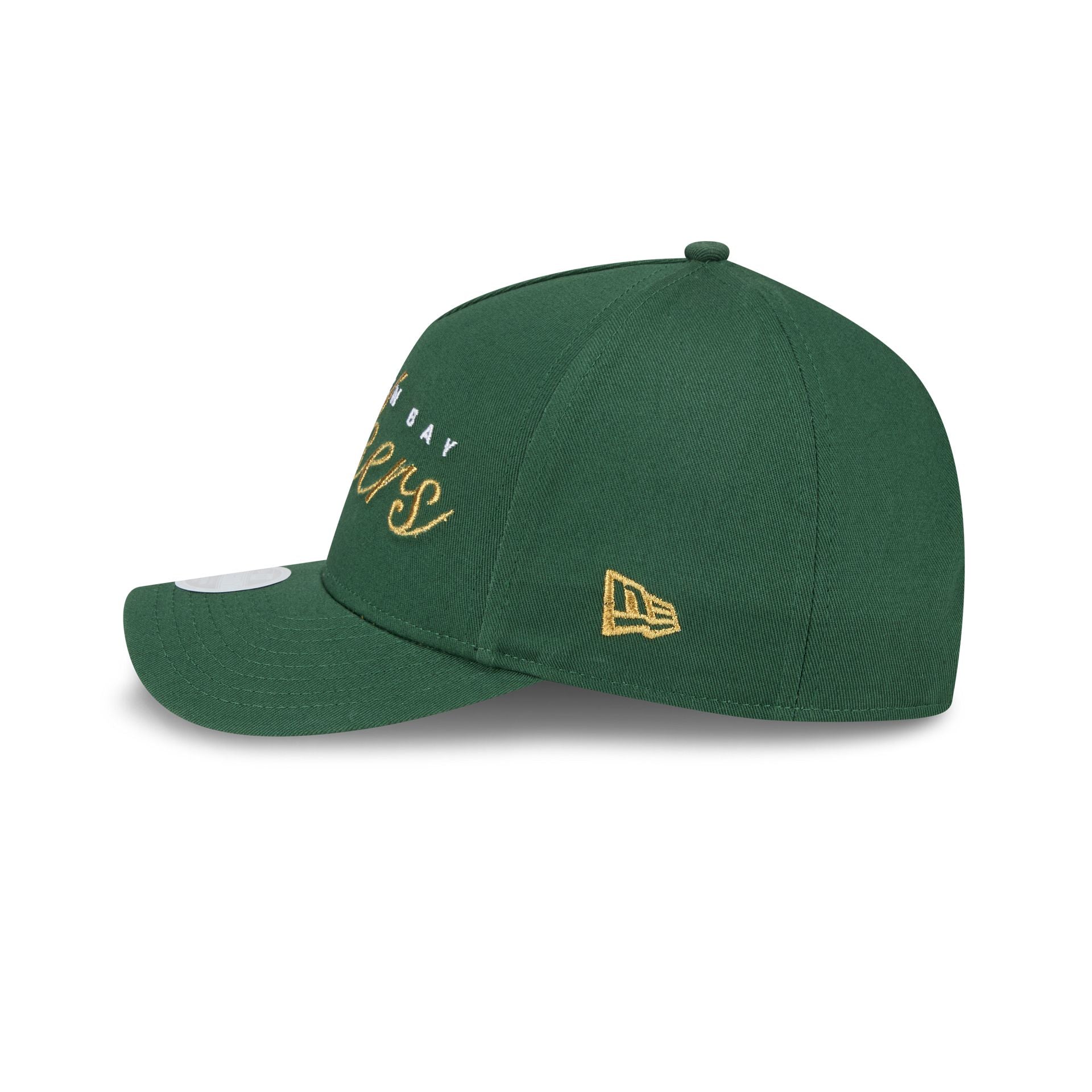 Green Bay Packers Metallic Women's 9FORTY M-Crown A-Frame Snapback Hat