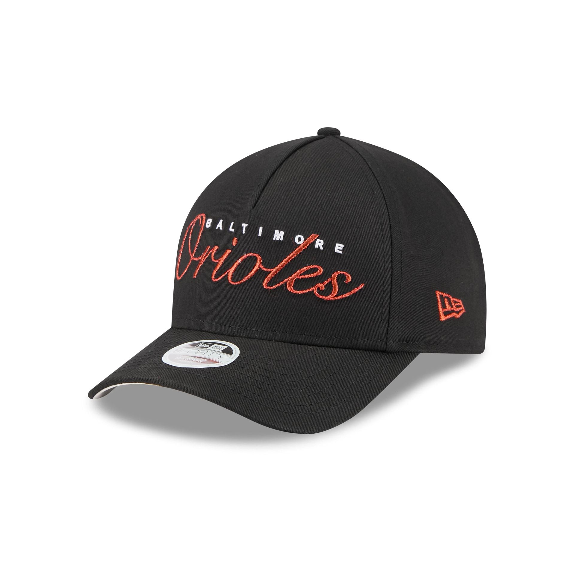Baltimore Orioles Metallic Women's 9FORTY M-Crown A-Frame Snapback Hat - Nextgenmallstore