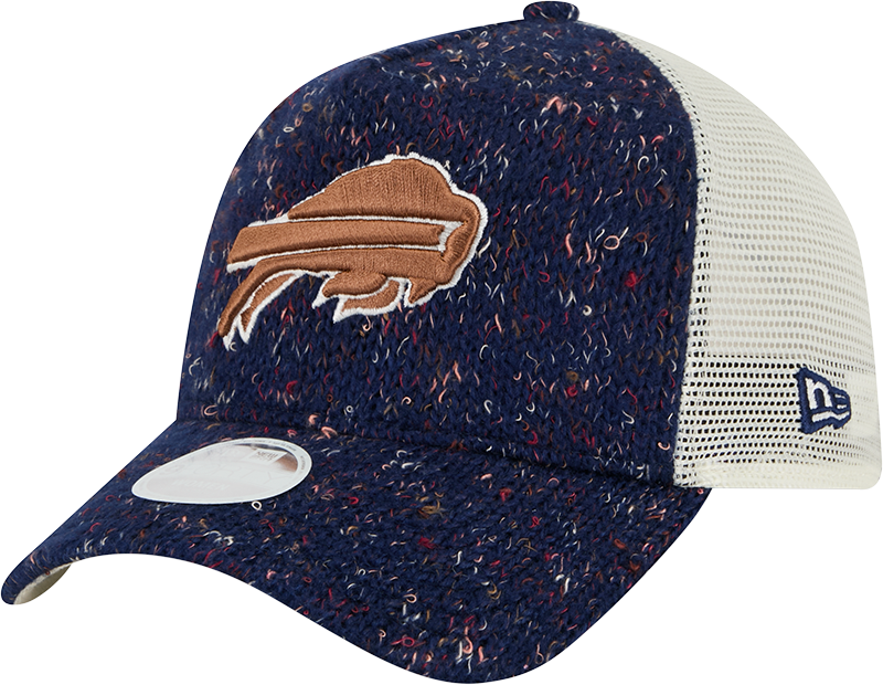 Buffalo Bills Knit Women's 9FORTY A-Frame Trucker Hat