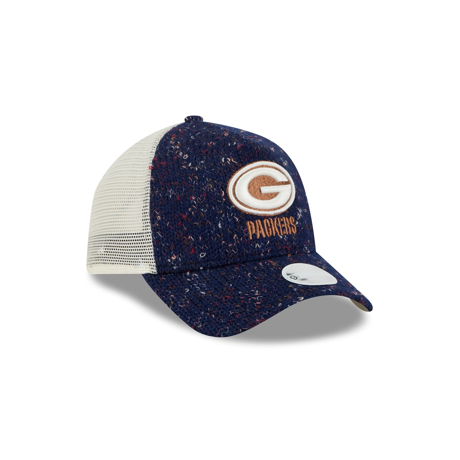 Green Bay Packers Knit Women's 9FORTY A-Frame Trucker Hat