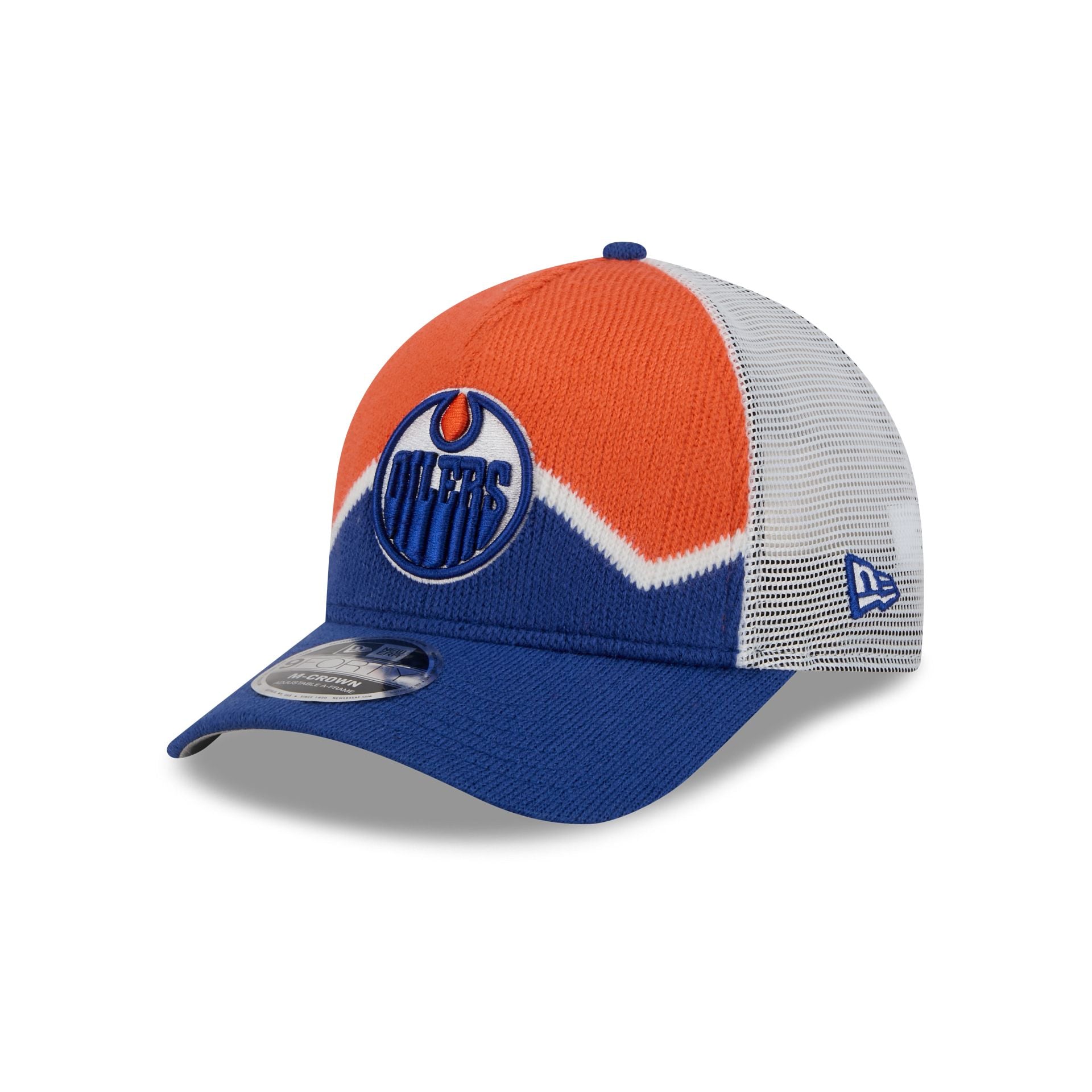 Edmonton Oilers Sock 9FORTY M-Crown A-Frame Trucker Hat