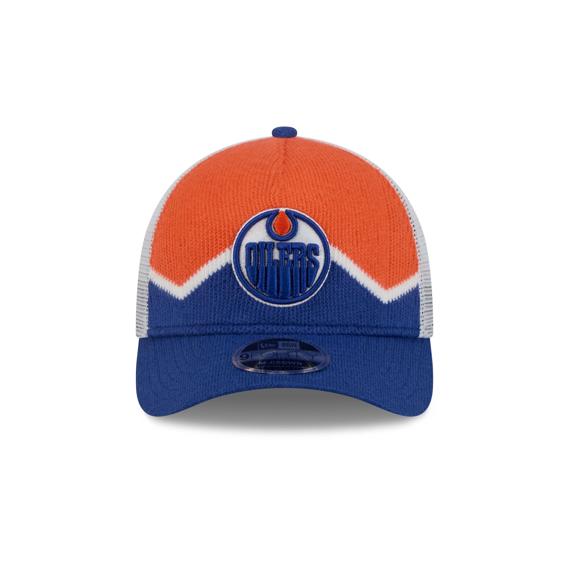 Edmonton Oilers Sock 9FORTY M-Crown A-Frame Trucker Hat