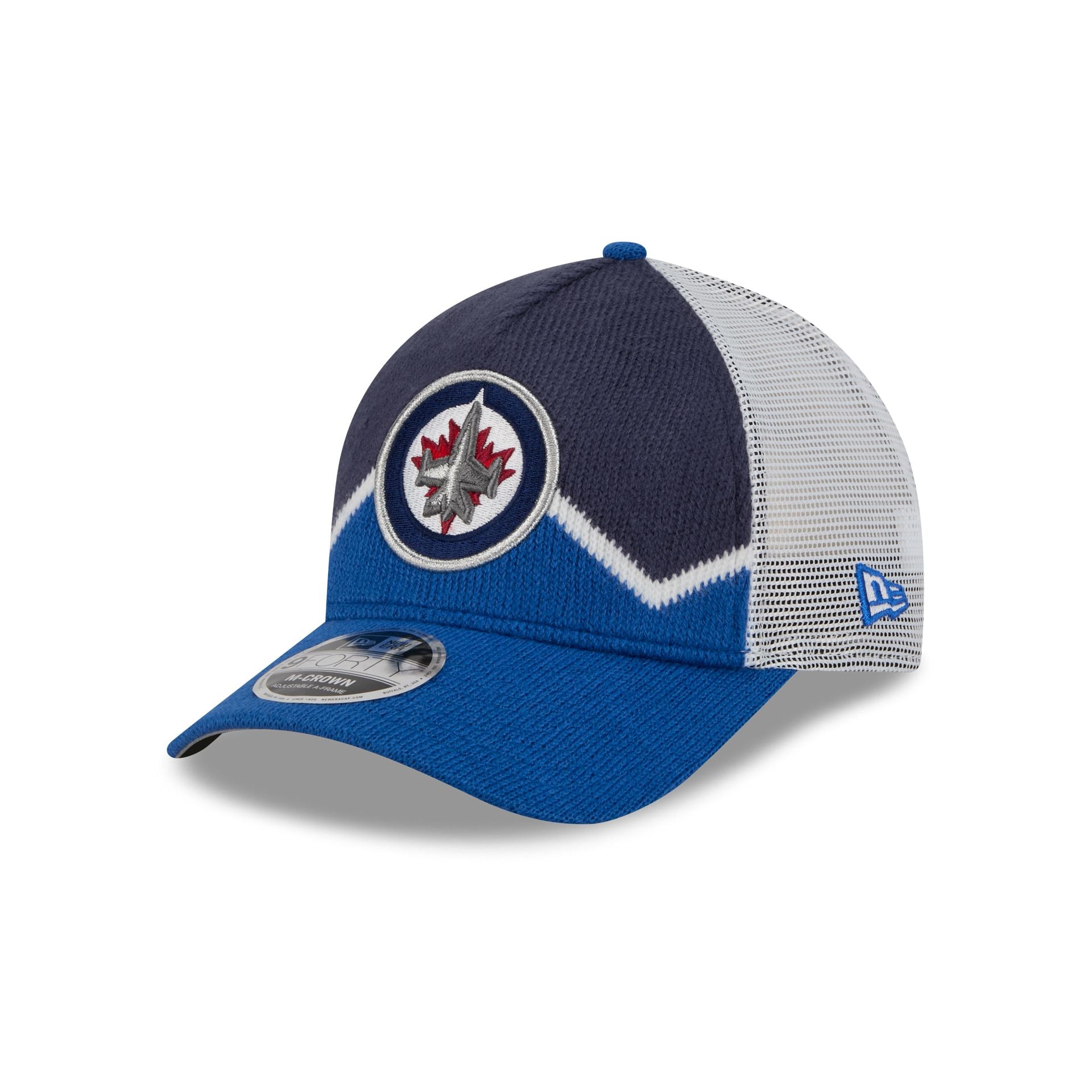 Winnipeg Jets Sock 9FORTY M-Crown A-Frame Trucker Hat - Nextgenmallstore