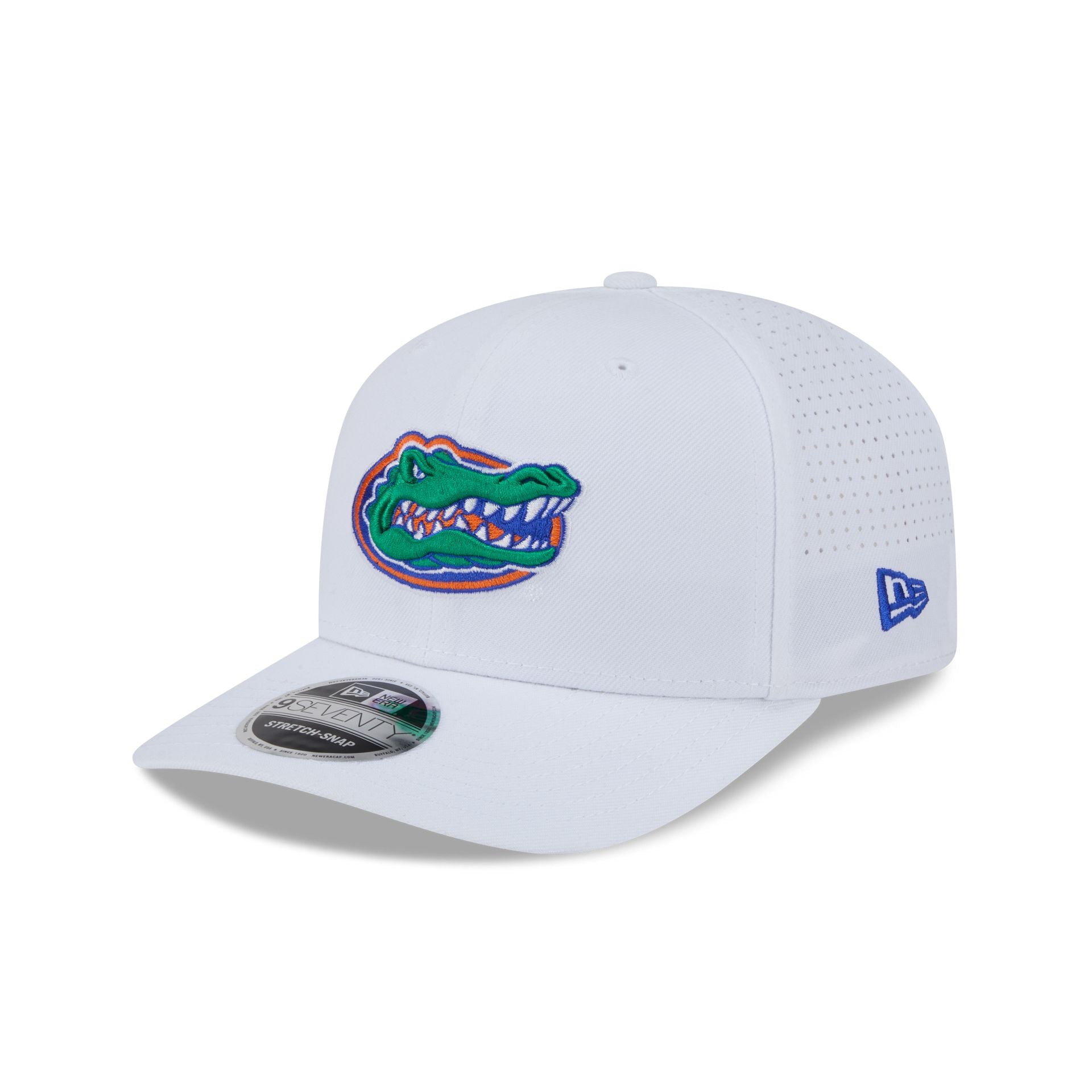 Florida Gators Optic White Performance 9SEVENTY Stretch-Snap Hat - Nextgenmallstore