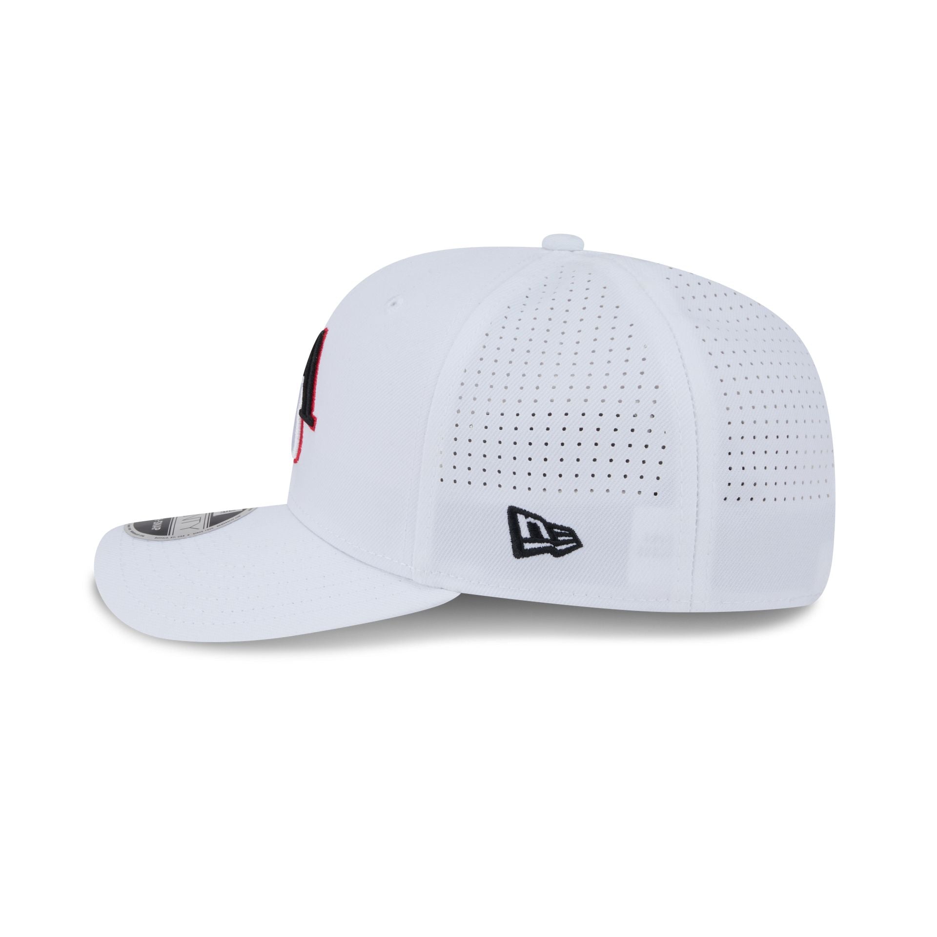 Clark Atlanta Panthers Optic White Performance 9SEVENTY Stretch-Snap Hat