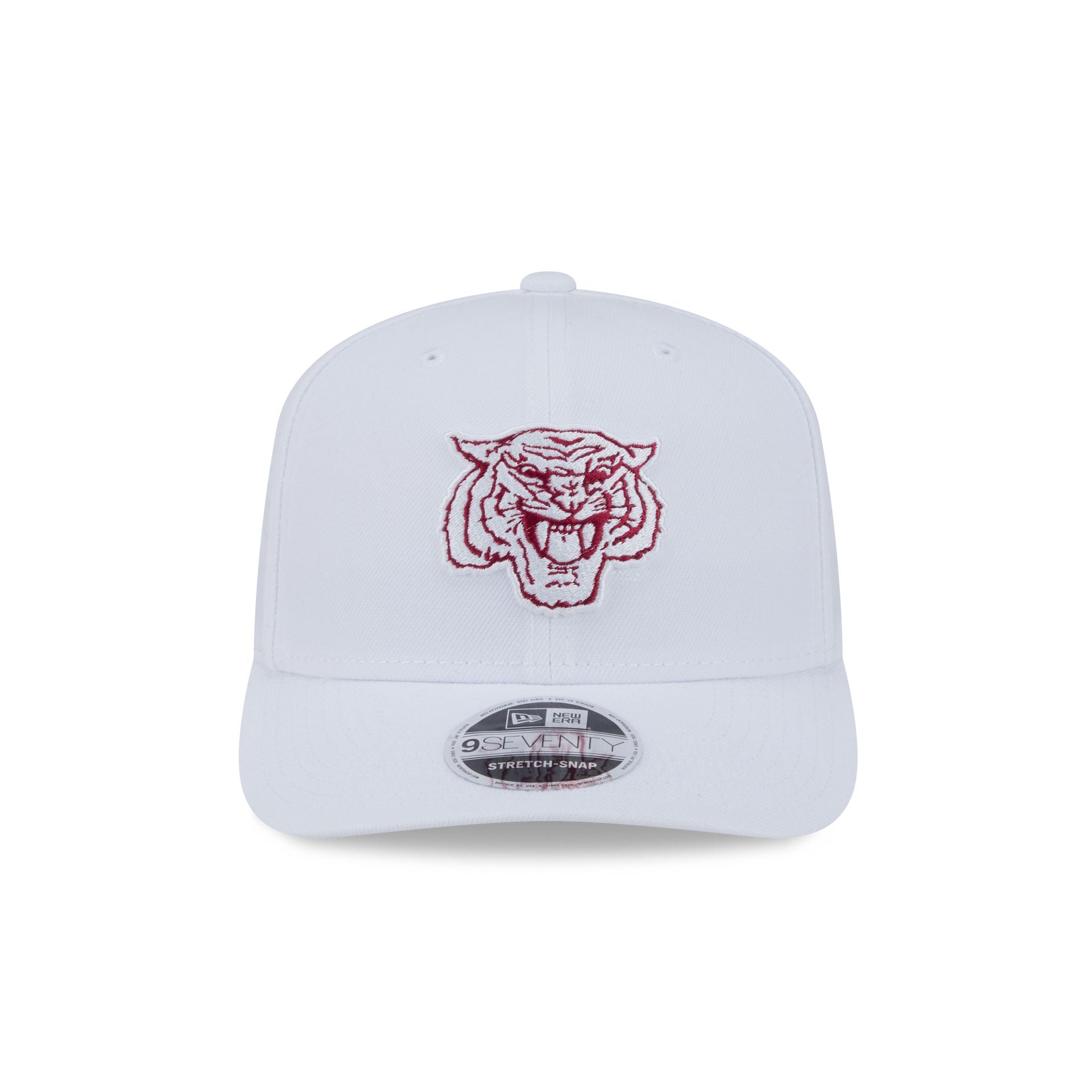 Morehouse Tigers Optic White Performance 9SEVENTY Stretch-Snap Hat