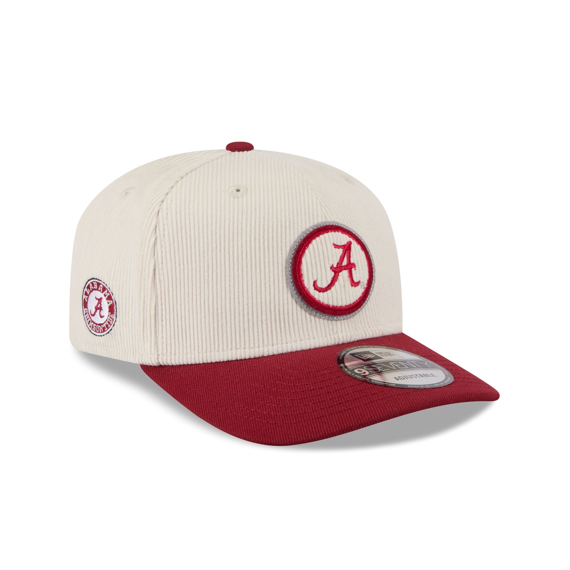 Alabama Crimson Tide Loyal Corduroy 9SEVENTY Stretch-Snap Hat - Nextgenmallstore