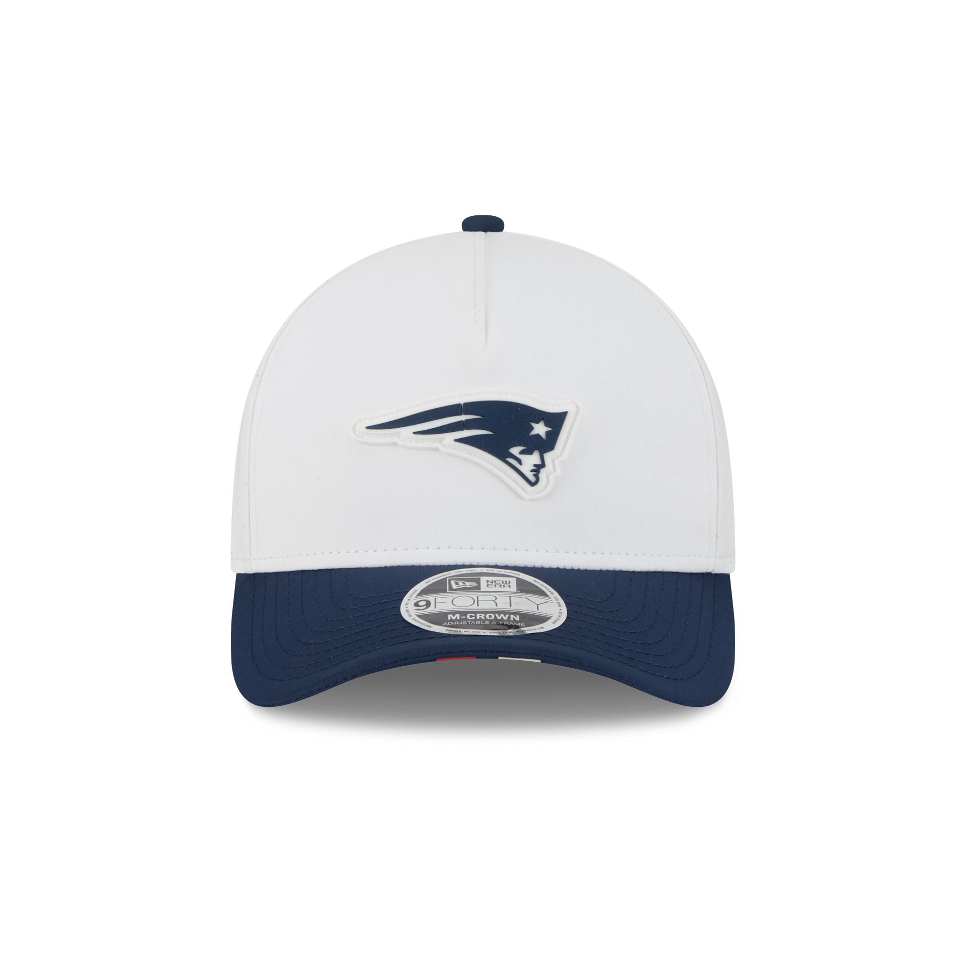 New England Patriots 2025 Training 9FORTY M-Crown A-Frame Snapback Hat