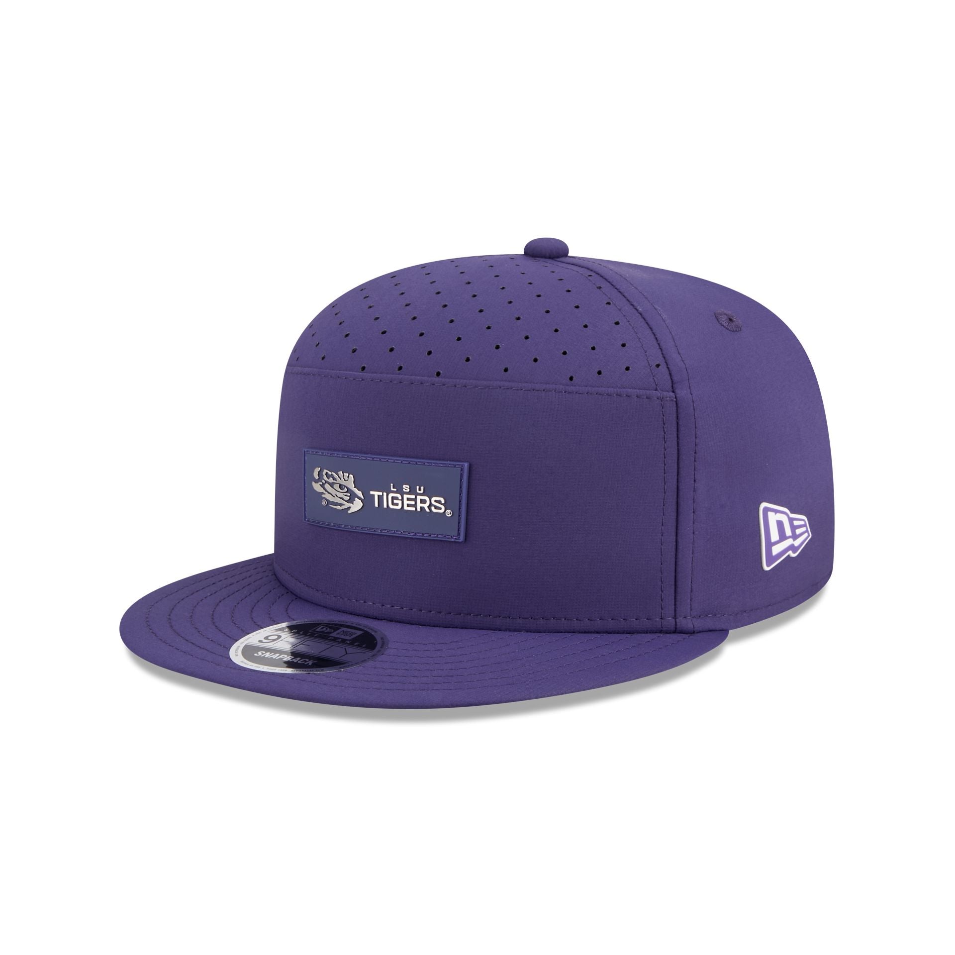 LSU Tigers Hot Weather Split Panel 9FIFTY Snapback Hat