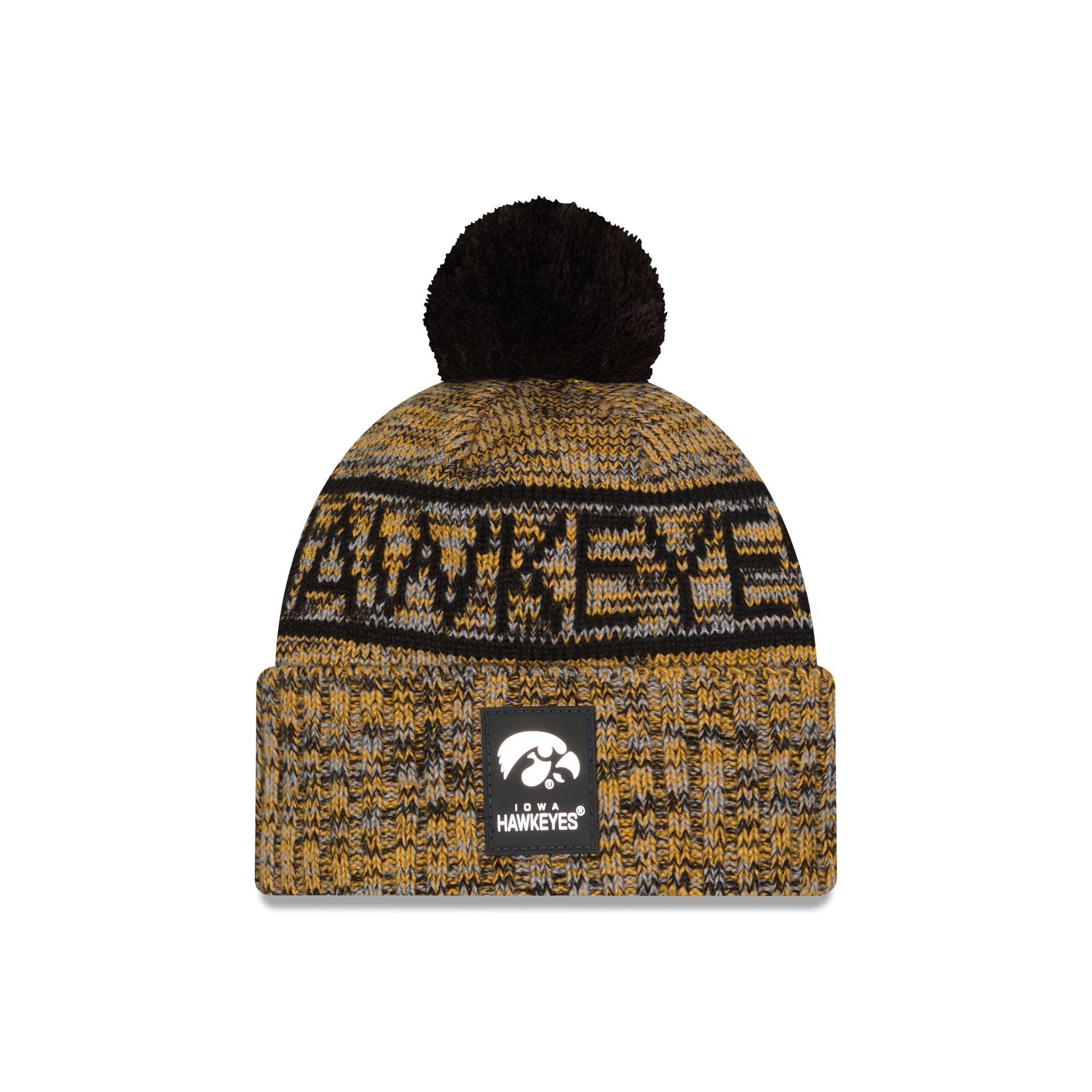 Iowa Hawkeyes Cold Weather Pom Knit Hat - Nextgenmallstore