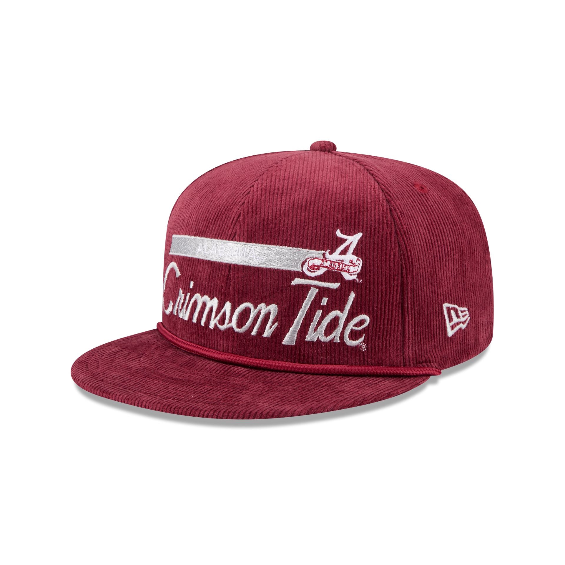 Alabama Crimson Tide College Vault Corduroy Rope 9FIFTY Snapback Hat - Nextgenmallstore