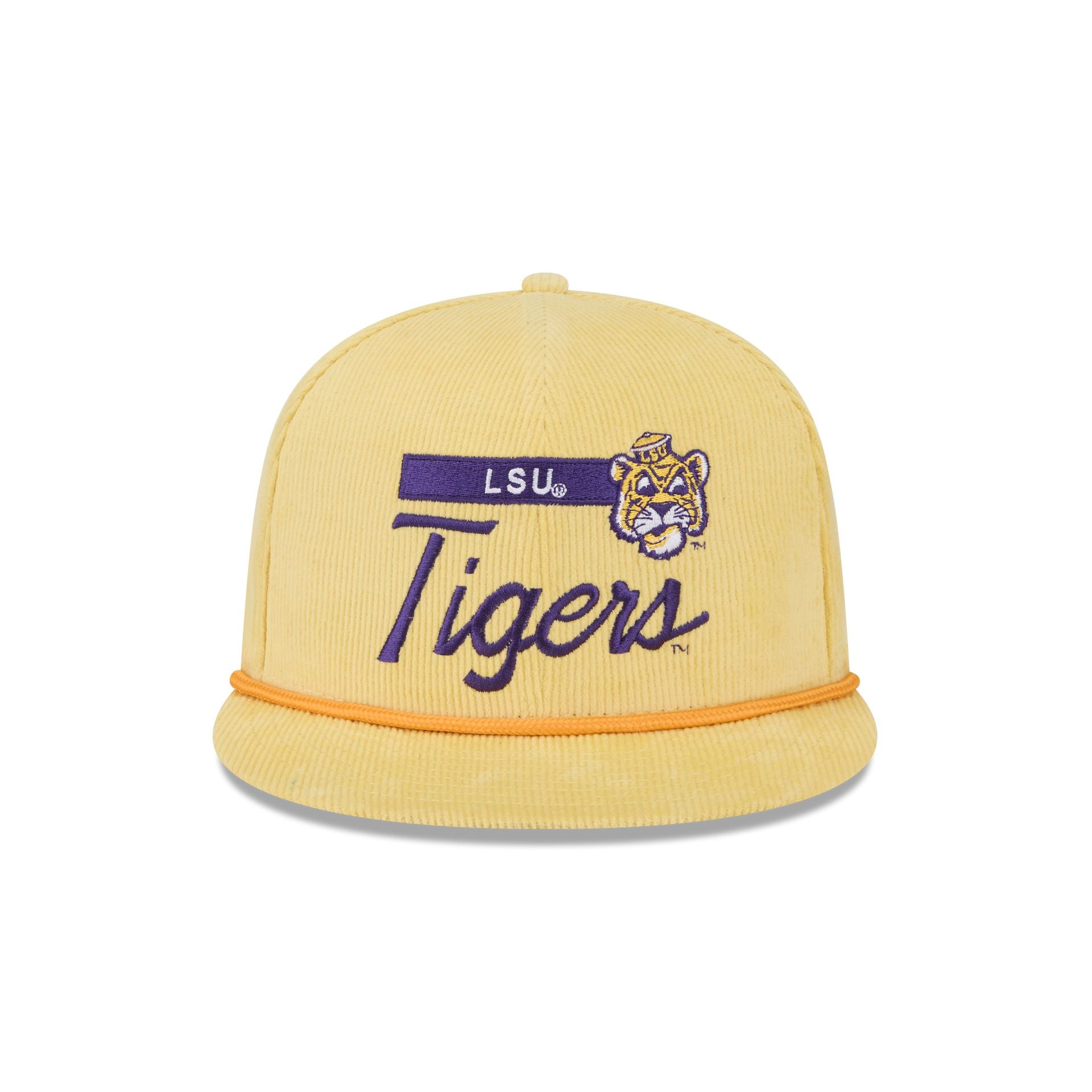 LSU Tigers College Vault Corduroy Rope 9FIFTY Snapback Hat