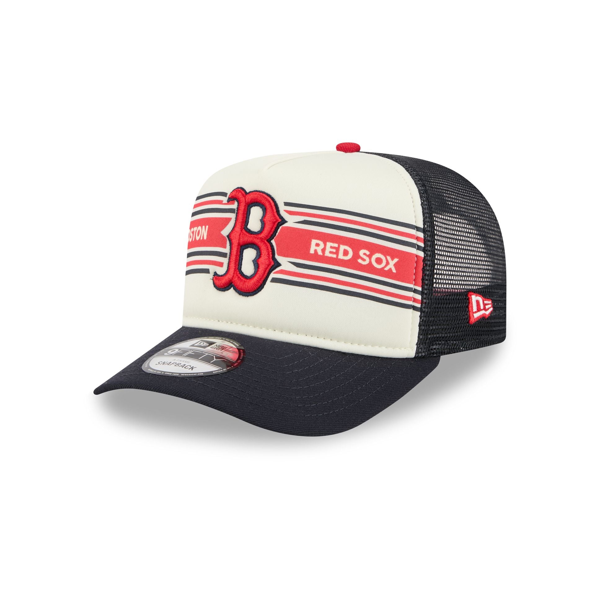 Boston Red Sox Banner 9FIFTY A-Frame Trucker Hat - Nextgenmallstore
