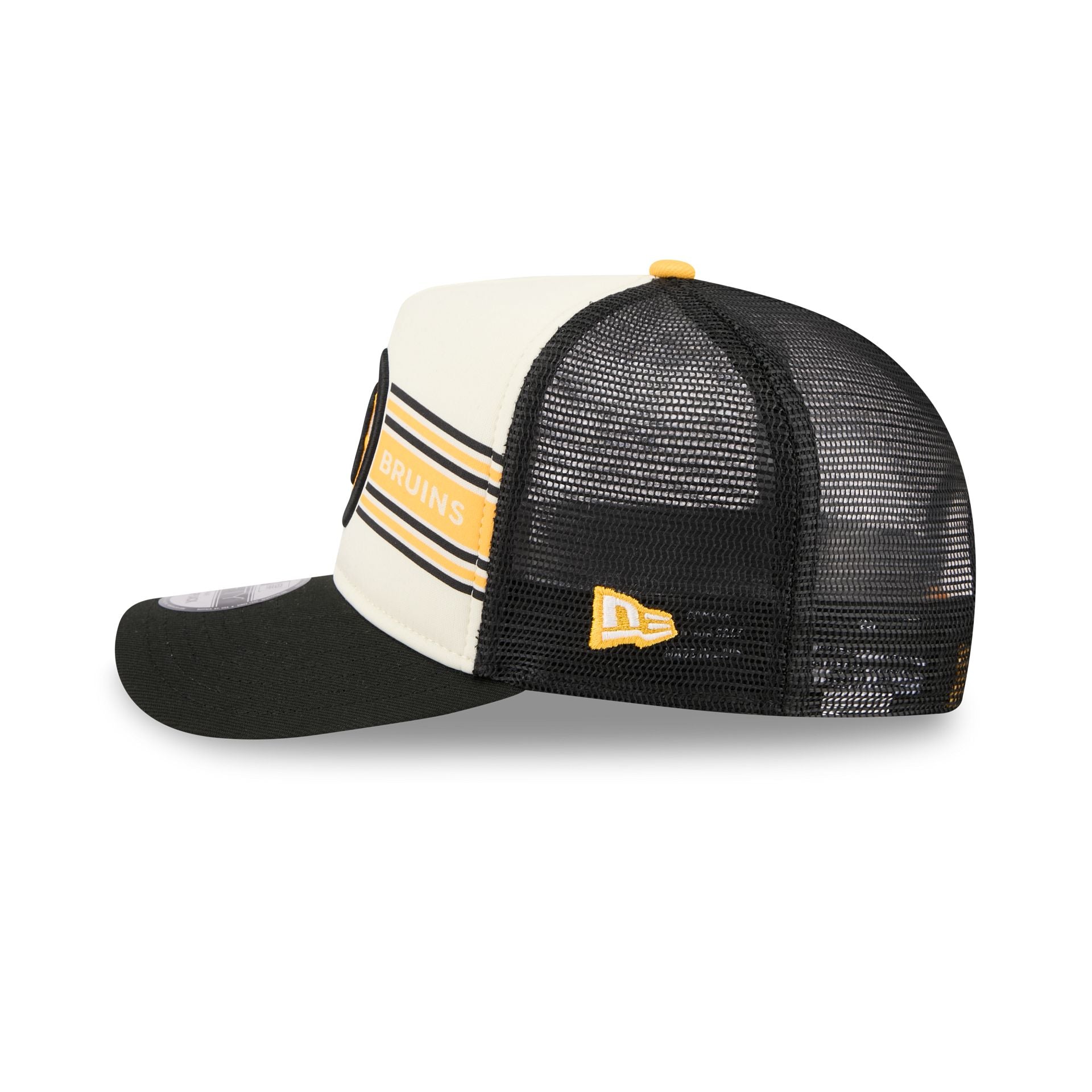 Boston Bruins Banner 9FIFTY A-Frame Trucker Hat