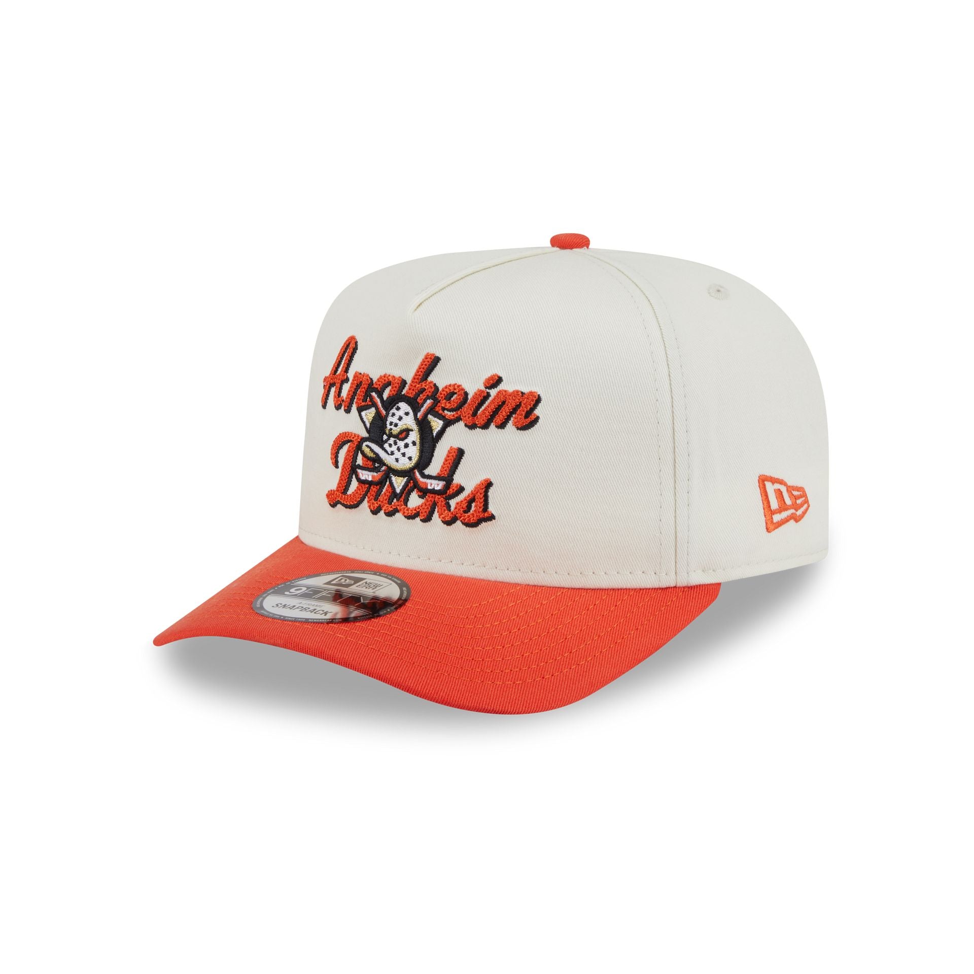 Anaheim Ducks Chainstitch 9FIFTY A-Frame Snapback Hat - Nextgenmallstore