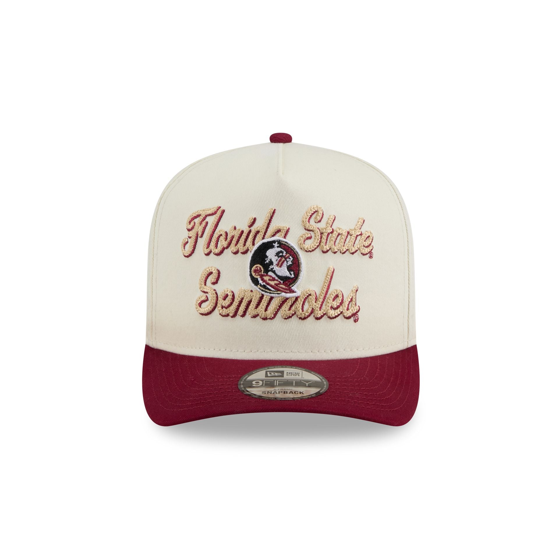 Florida State Seminoles Chainstitch 9FIFTY A-Frame Snapback Hat