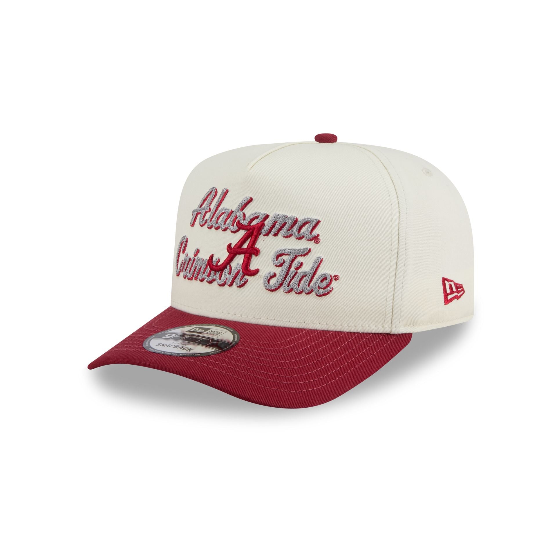 Alabama Crimson Tide Chainstitch 9FIFTY A-Frame Snapback Hat - Nextgenmallstore