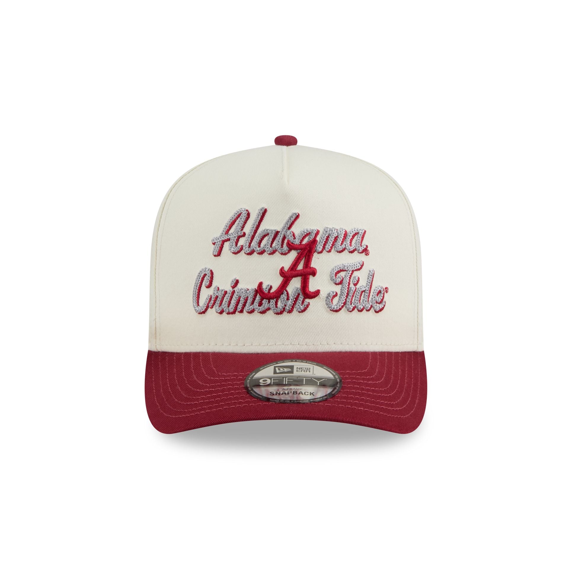 Alabama Crimson Tide Chainstitch 9FIFTY A-Frame Snapback Hat