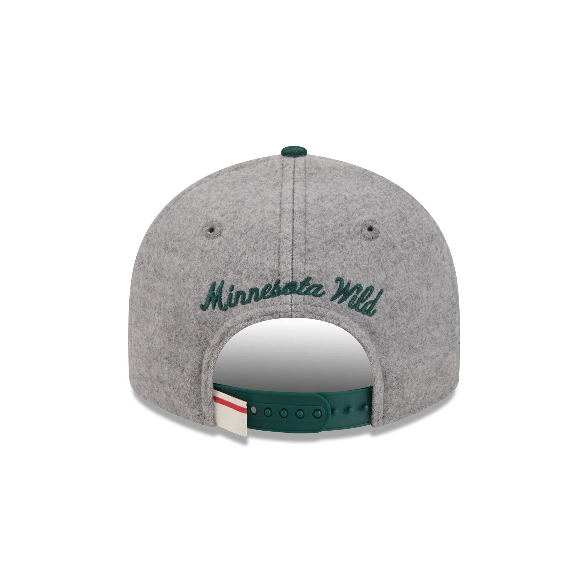 Minnesota Wild Heather Gray Wool Low Profile 9FIFTY Snapback Hat