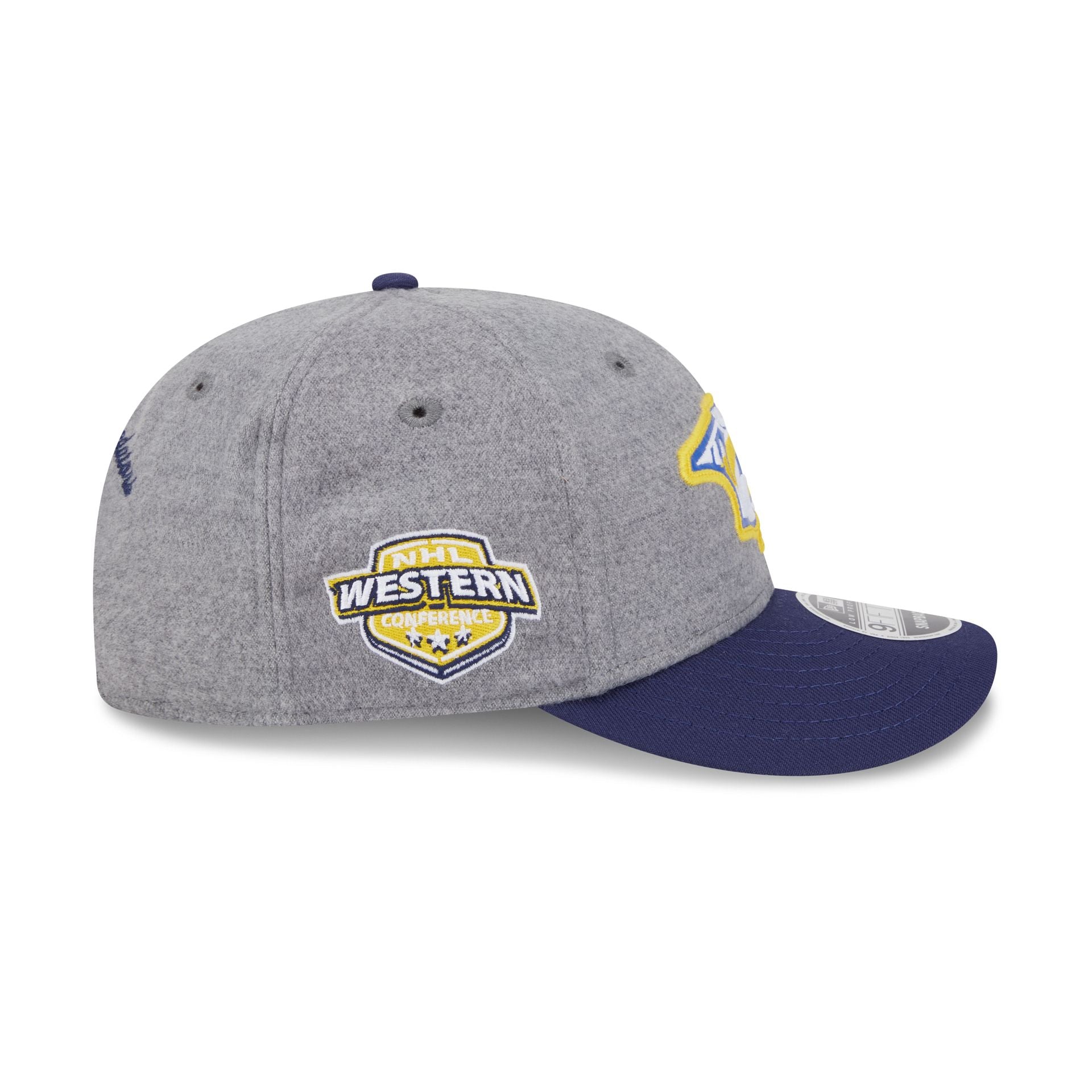 Nashville Predators Heather Gray Wool Low Profile 9FIFTY Snapback Hat