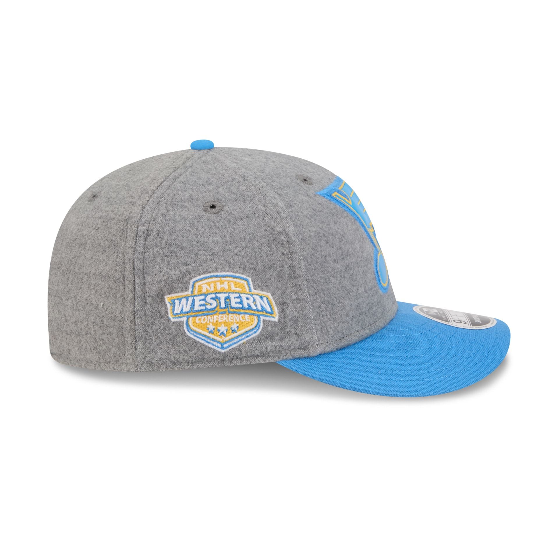 St. Louis Blues Heather Gray Wool Low Profile 9FIFTY Snapback Hat
