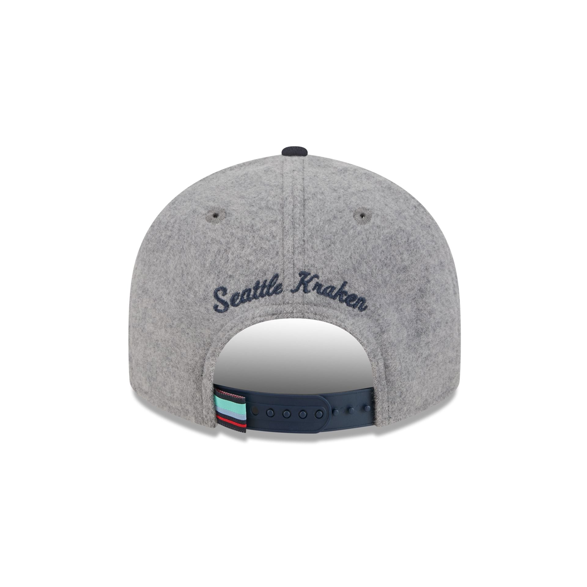 Seattle Kraken Heather Gray Wool Low Profile 9FIFTY Snapback Hat