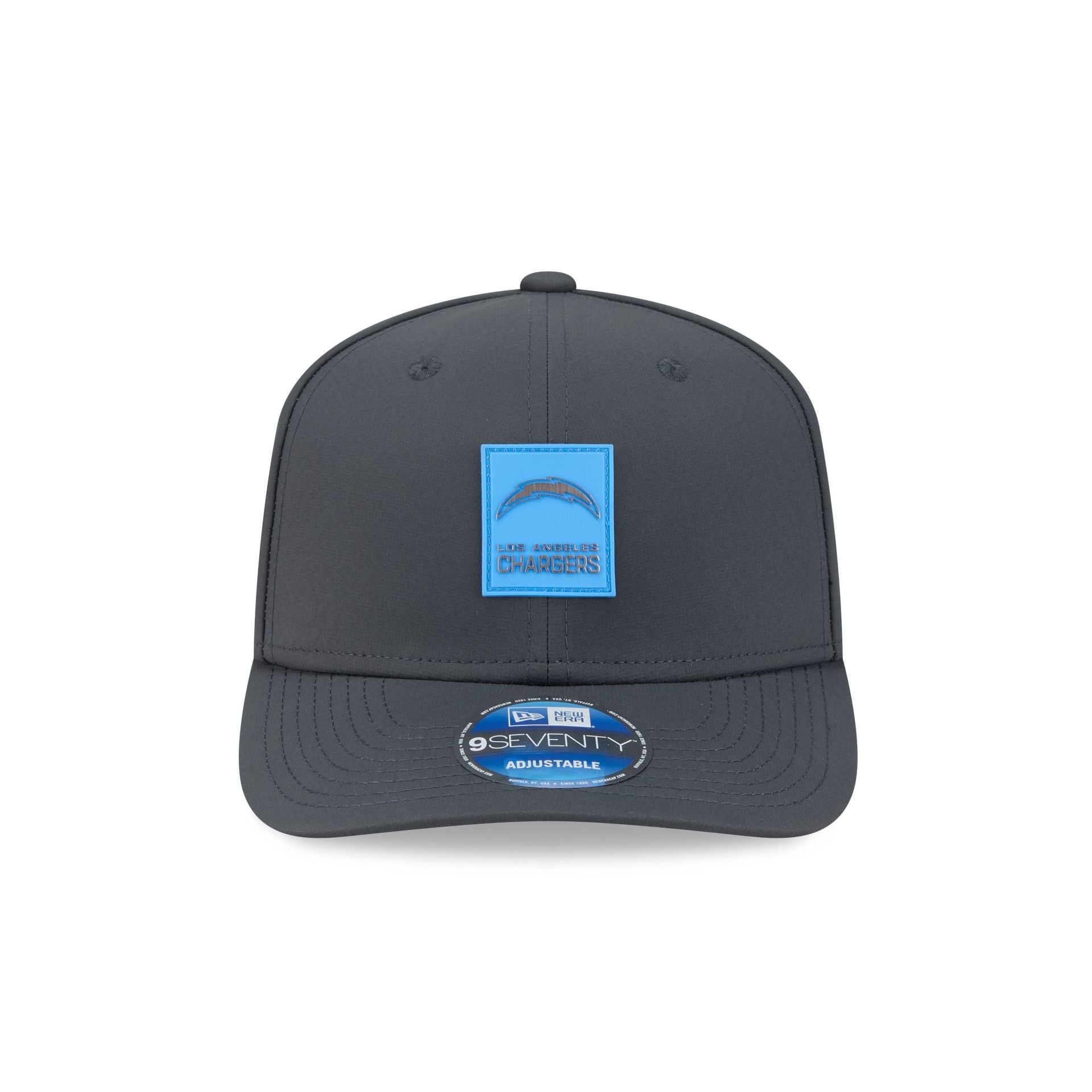 Los Angeles Chargers 2025 Sideline Cold Weather Steel Clouds 9SEVENTY Stretch-Snap Hat