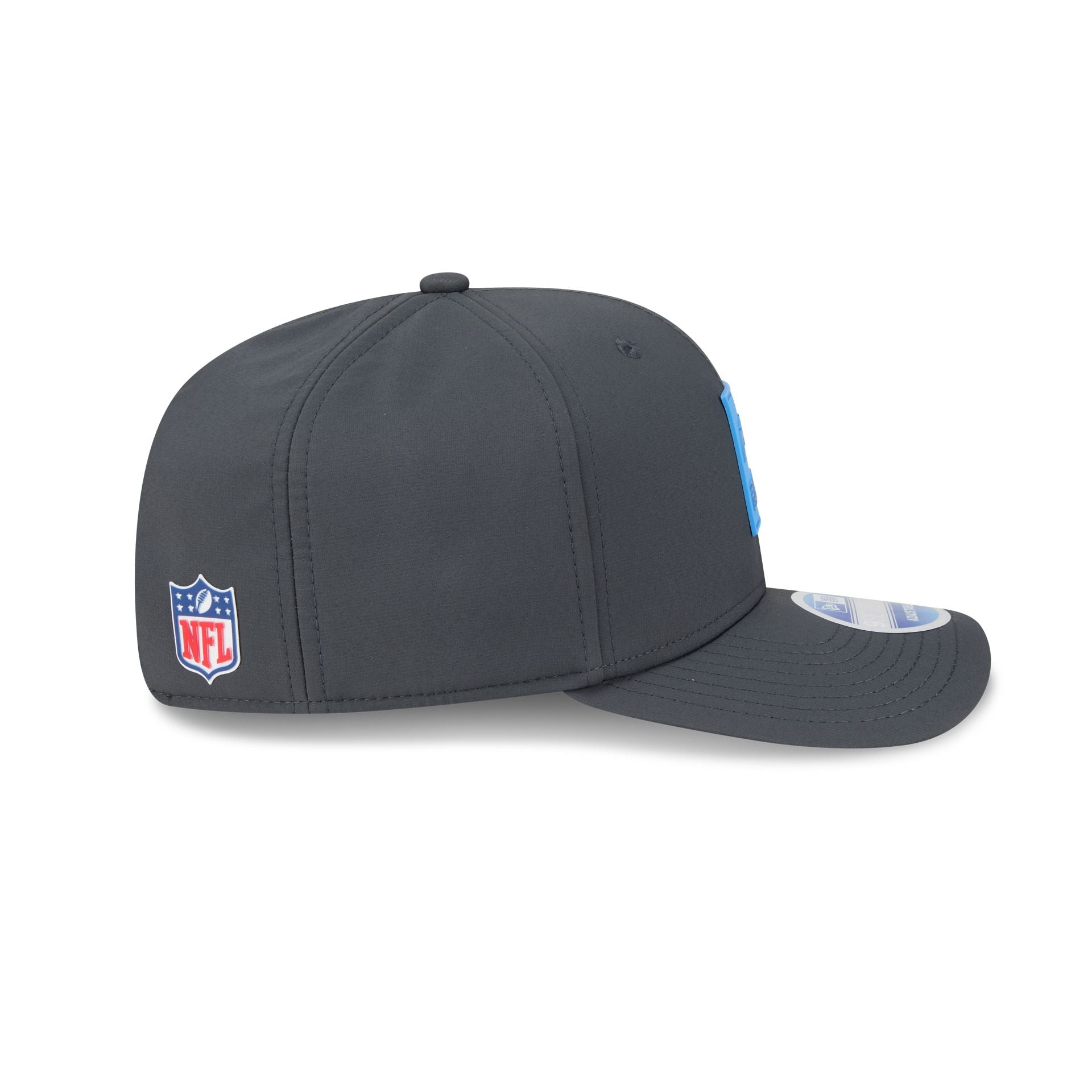 Los Angeles Chargers 2025 Sideline Cold Weather Steel Clouds 9SEVENTY Stretch-Snap Hat