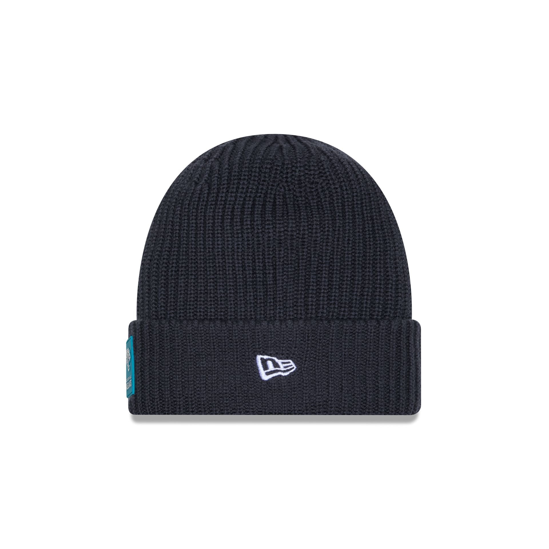 Jacksonville Jaguars 2025 Sideline Cold Weather Steel Clouds Cuff Knit Beanie