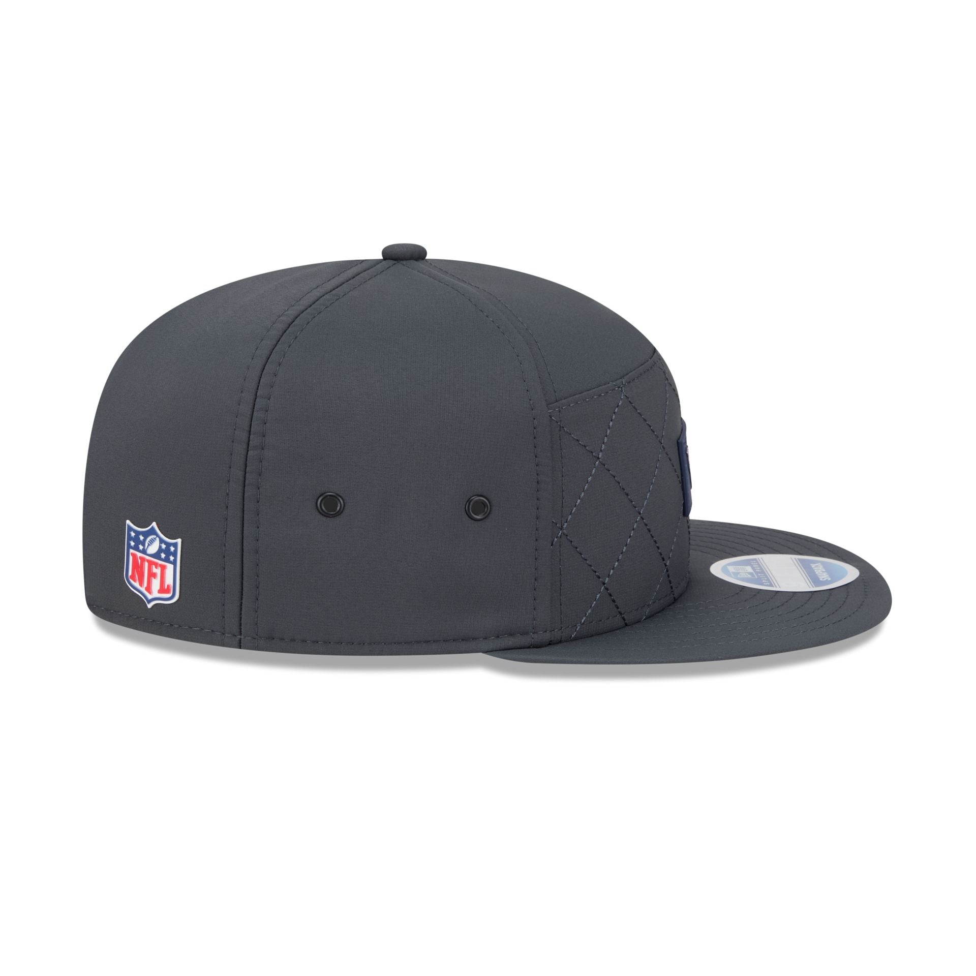 Tennessee Titans 2025 Sideline Cold Weather Steel Clouds Split Panel 9FIFTY Snapback Hat
