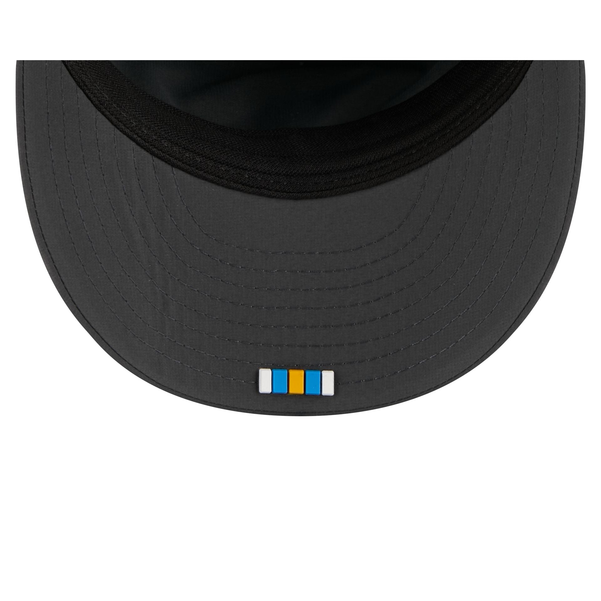 Los Angeles Chargers 2025 Sideline Cold Weather Steel Clouds Retro Crown 59FIFTY A-Frame Fitted Hat