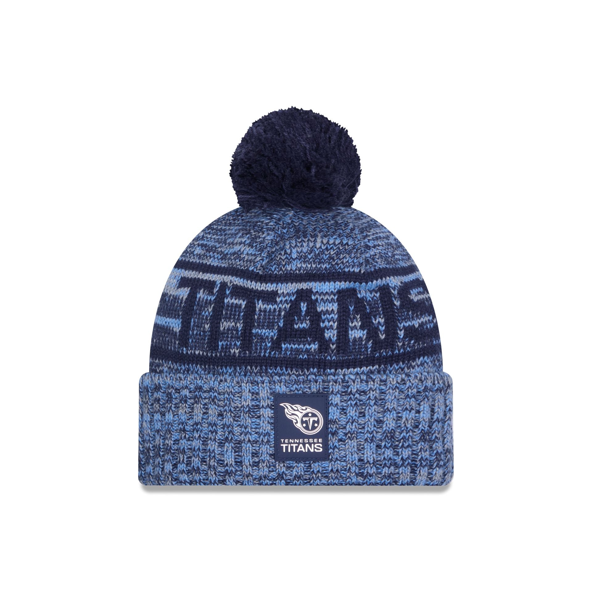Tennessee Titans 2025 Sideline Cold Weather Pom Knit Hat