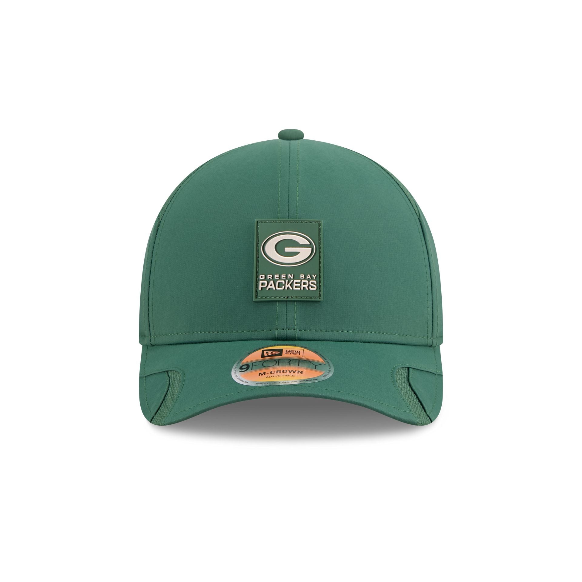 Green Bay Packers 2025 Sideline Hot Weather 9FORTY M-Crown Snapback Hat