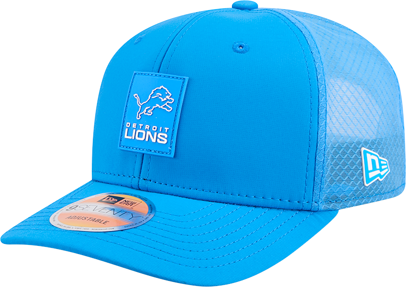 Detroit Lions 2025 Sideline Hot Weather 9SEVENTY Trucker Hat