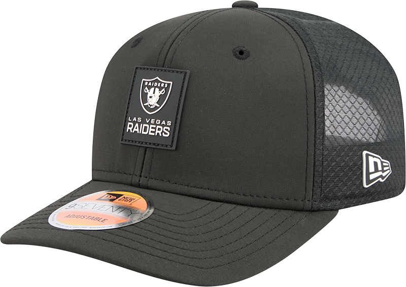 Las Vegas Raiders 2025 Sideline Hot Weather 9SEVENTY Trucker Hat