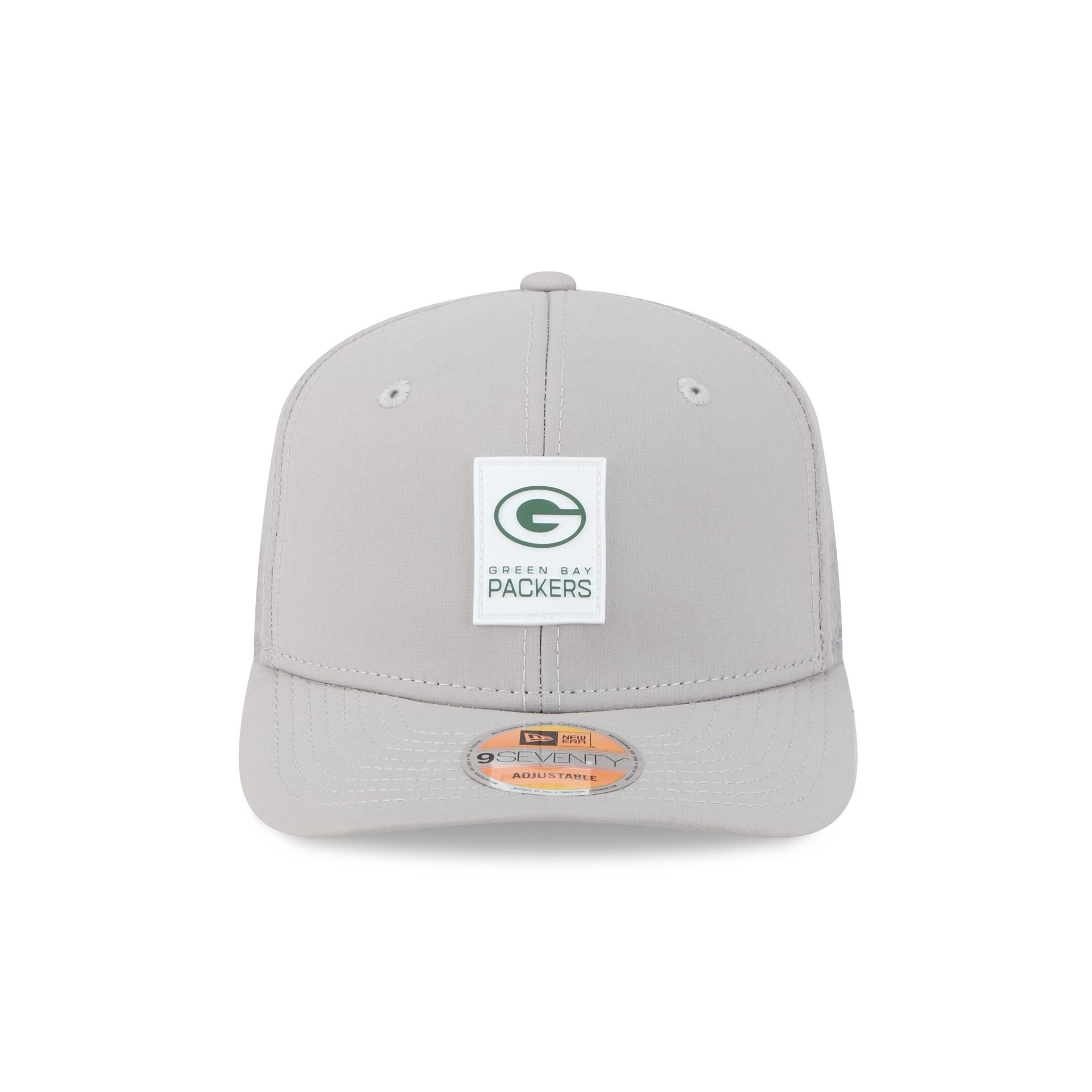 Green Bay Packers 2025 Sideline Hot Weather Gray 9SEVENTY Trucker Hat