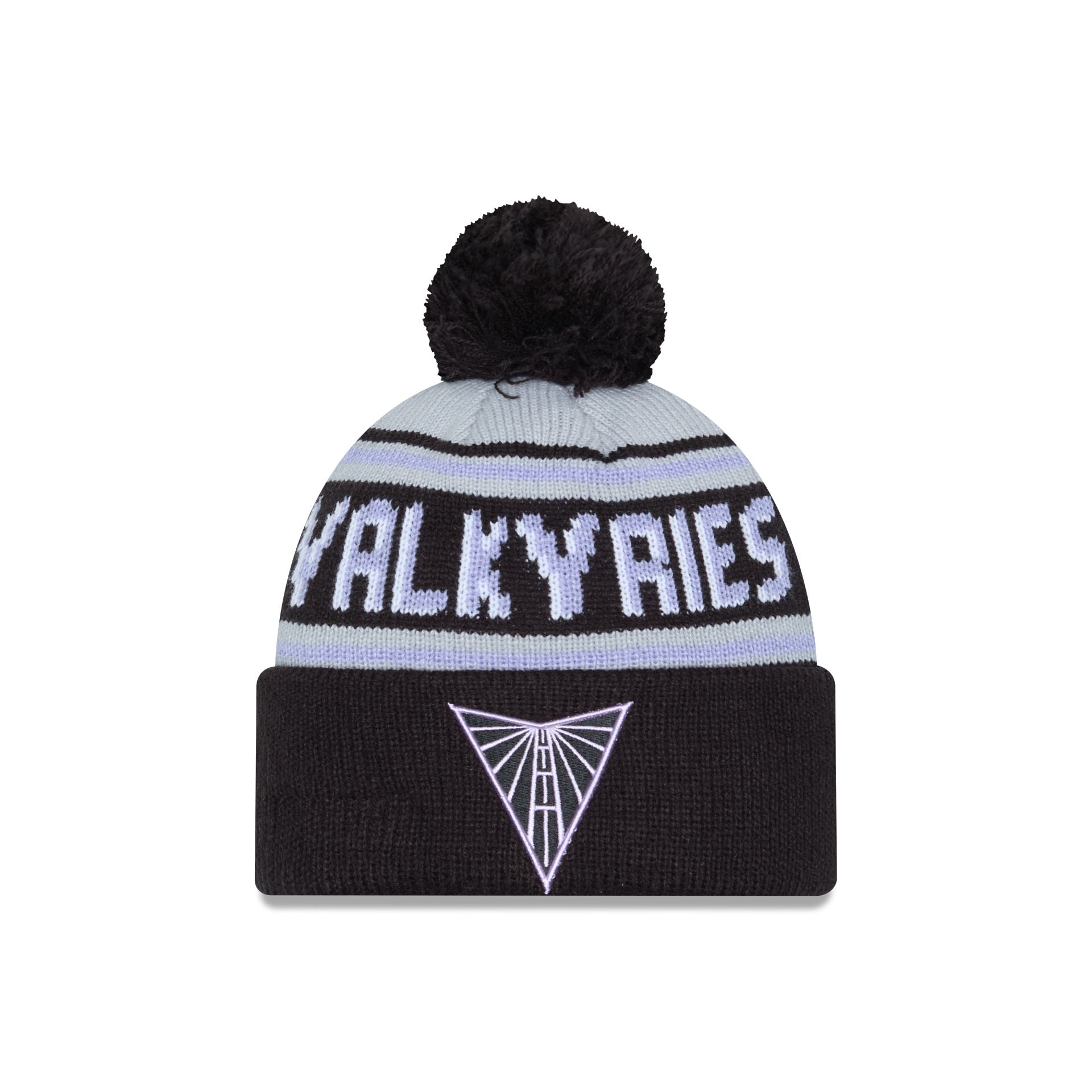 Golden State Valkyries Black Pom Knit Hat - Nextgenmallstore